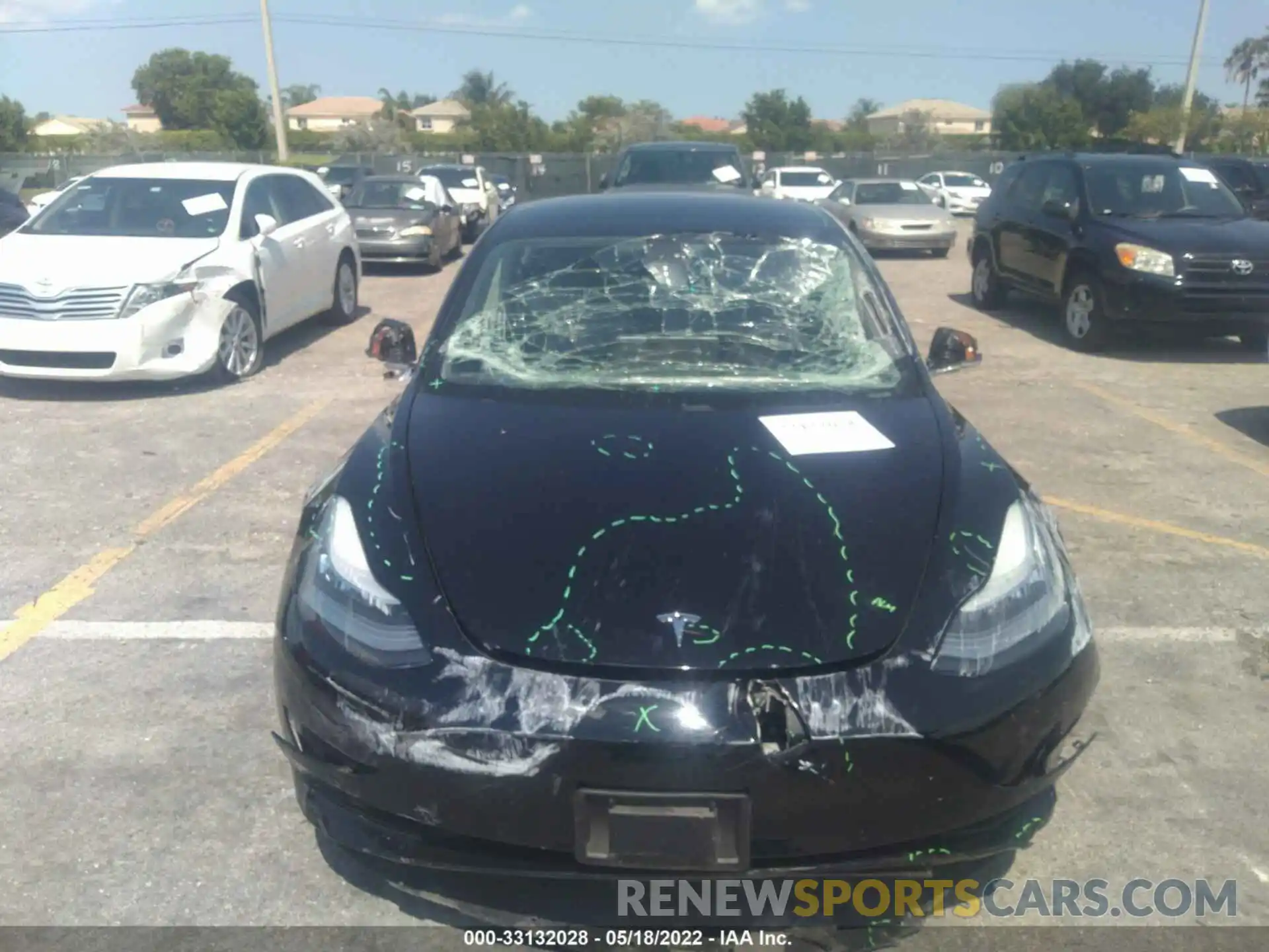 6 Photograph of a damaged car 5YJ3E1EB0LF662794 TESLA MODEL 3 2020