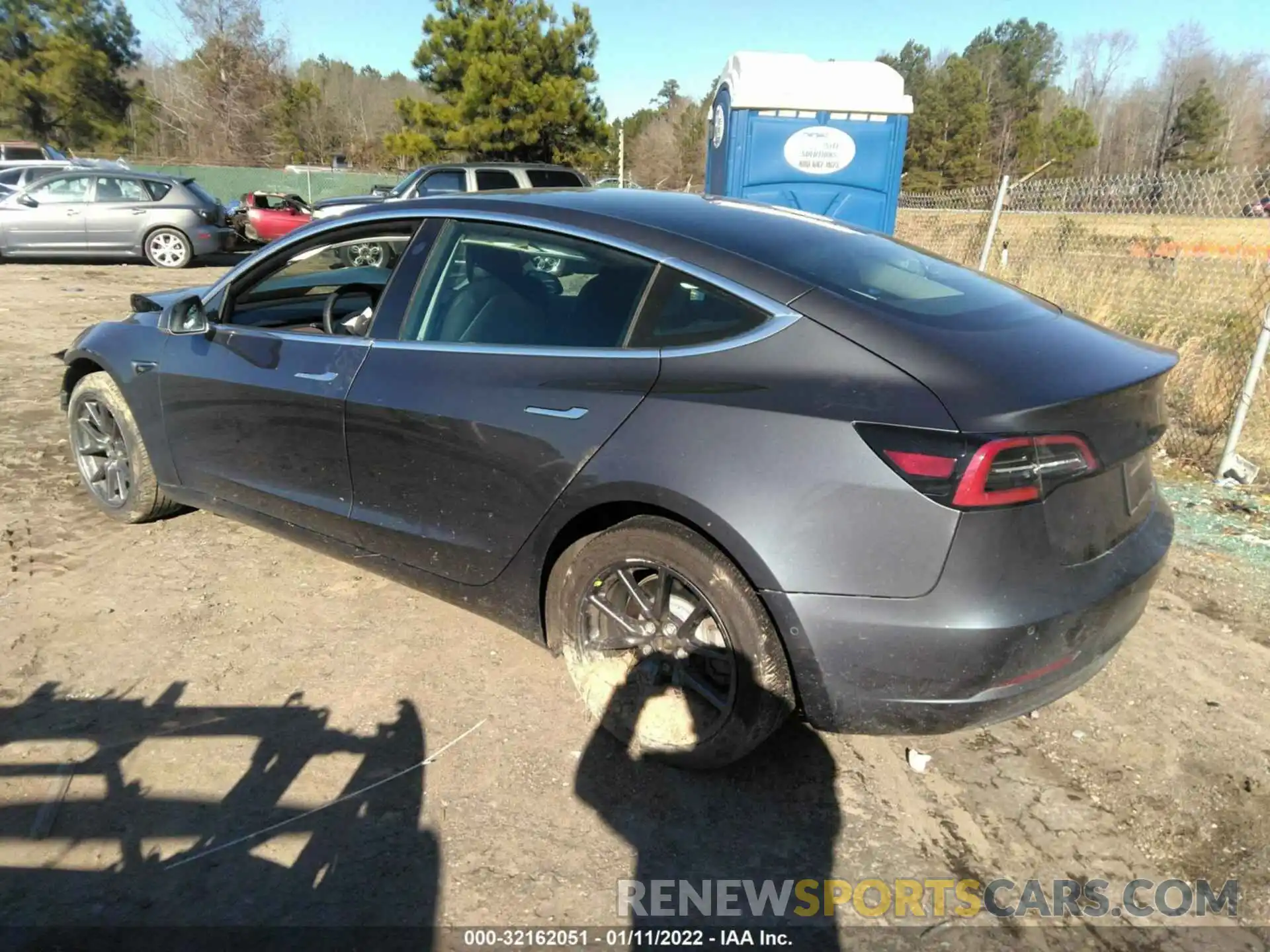 3 Photograph of a damaged car 5YJ3E1EB0LF663587 TESLA MODEL 3 2020