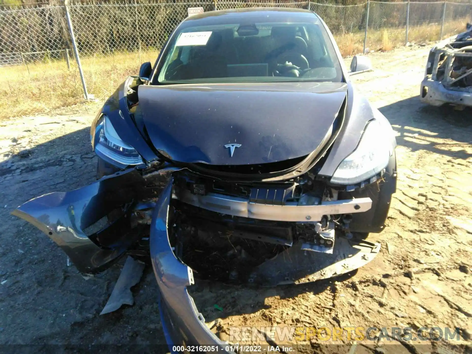 6 Photograph of a damaged car 5YJ3E1EB0LF663587 TESLA MODEL 3 2020