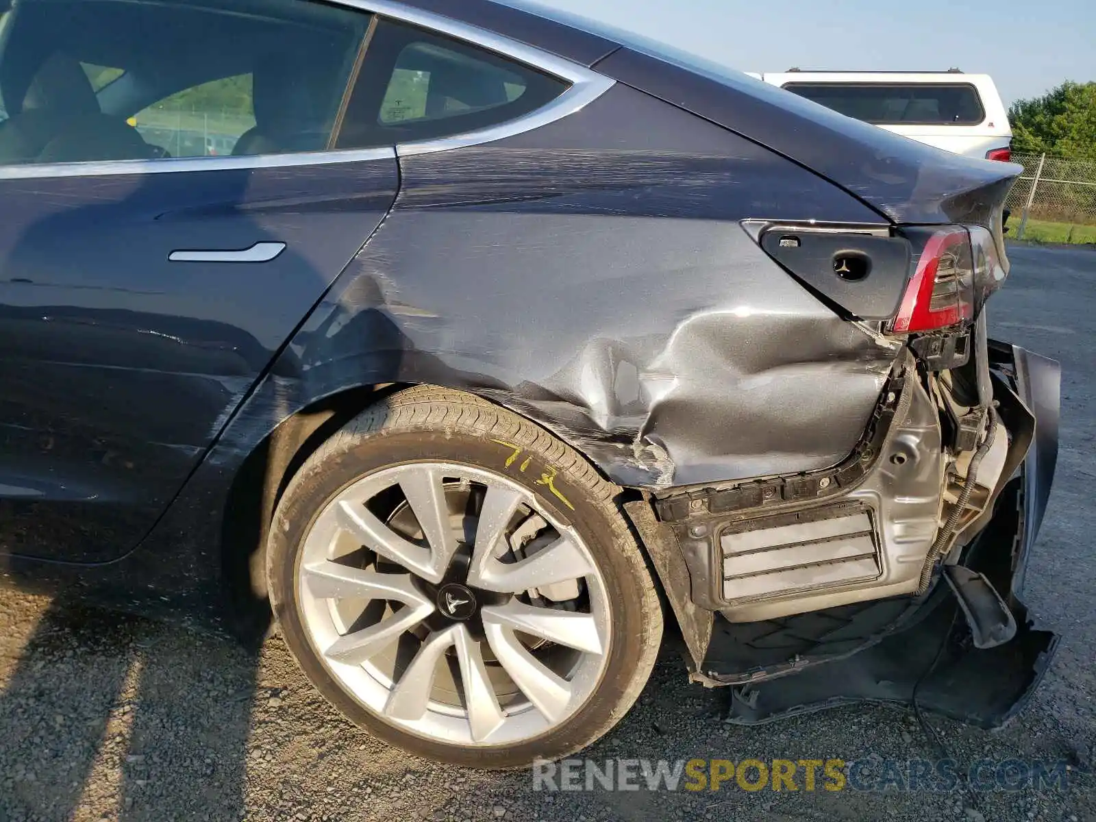 9 Photograph of a damaged car 5YJ3E1EB0LF666568 TESLA MODEL 3 2020