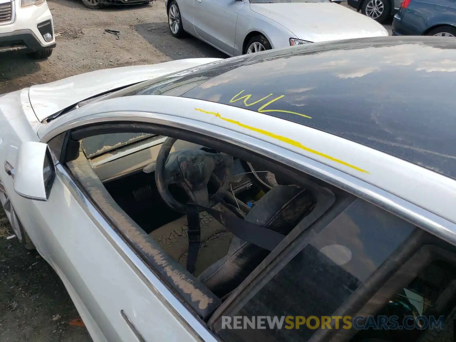 9 Photograph of a damaged car 5YJ3E1EB0LF667364 TESLA MODEL 3 2020