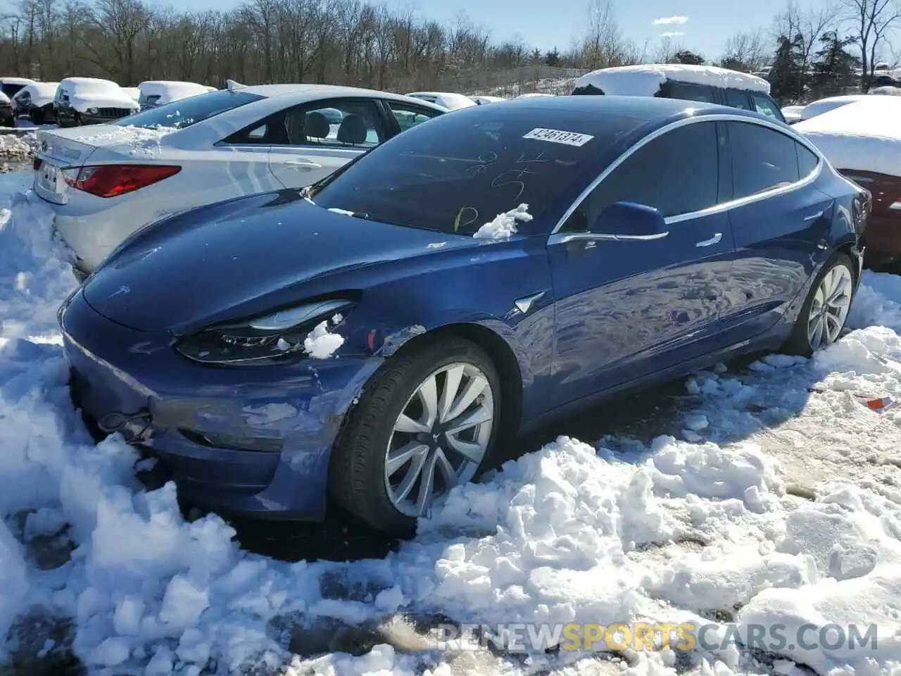 1 Фотография поврежденного автомобиля 5YJ3E1EB0LF712237 TESLA MODEL 3 2020