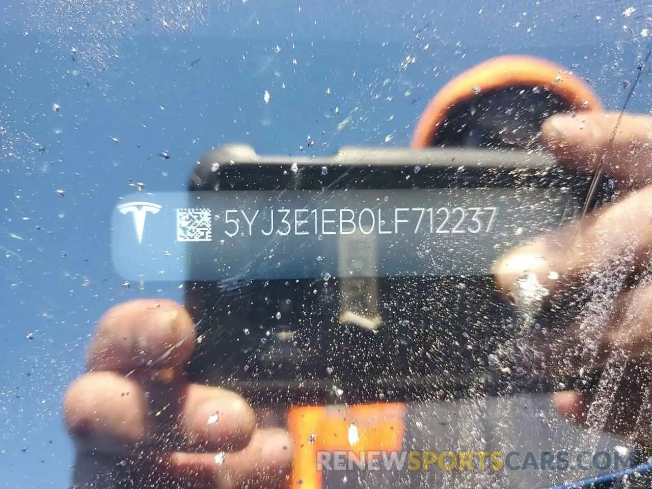 12 Photograph of a damaged car 5YJ3E1EB0LF712237 TESLA MODEL 3 2020