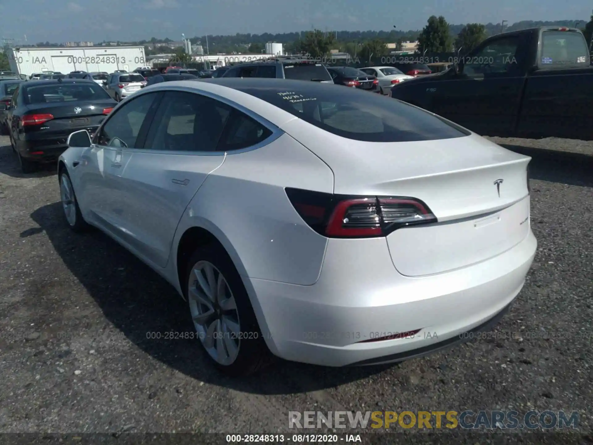 3 Photograph of a damaged car 5YJ3E1EB0LF712397 TESLA MODEL 3 2020