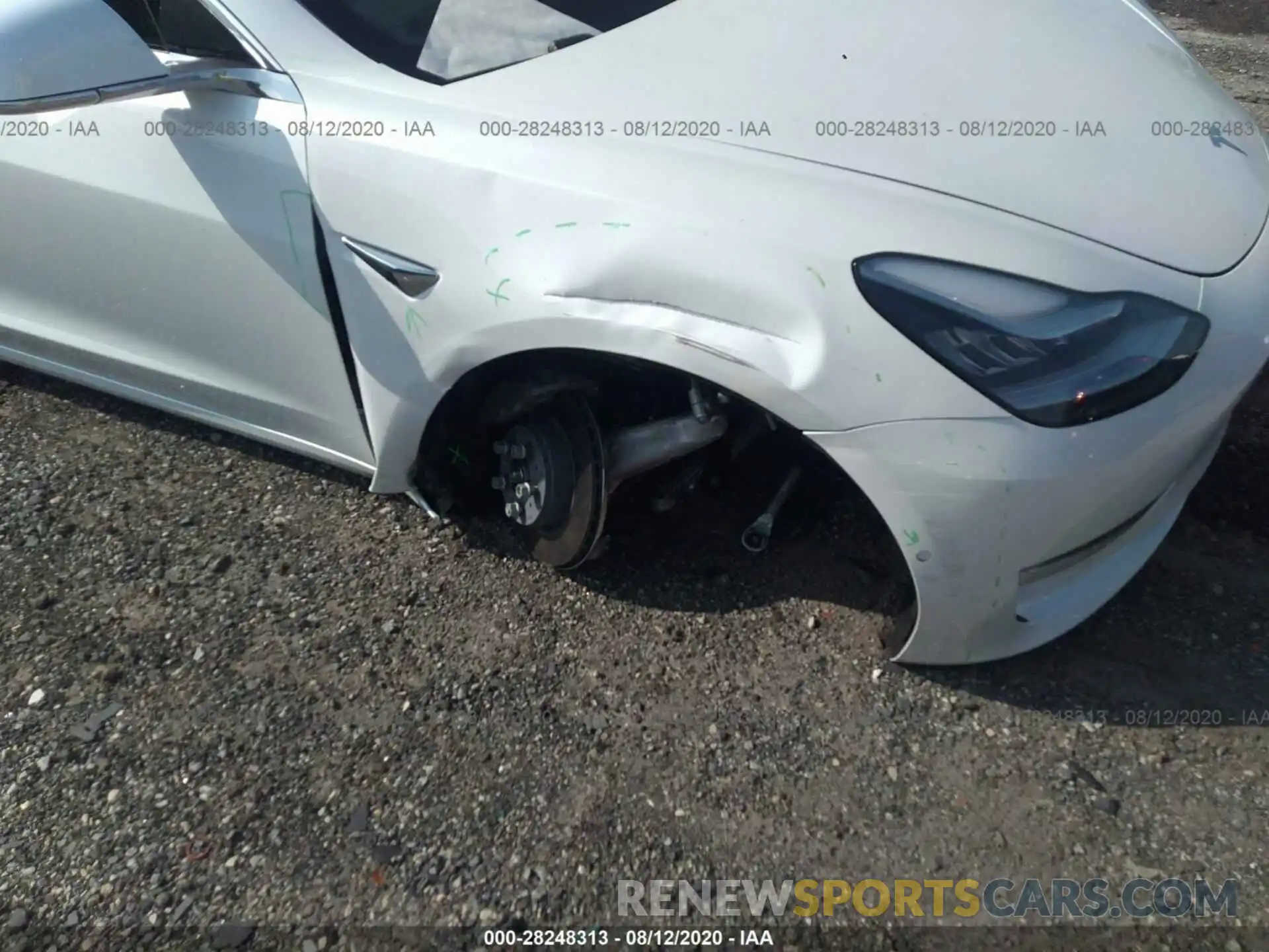 6 Photograph of a damaged car 5YJ3E1EB0LF712397 TESLA MODEL 3 2020