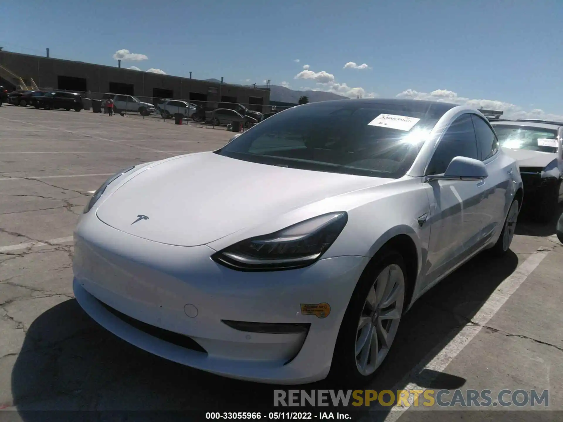 2 Photograph of a damaged car 5YJ3E1EB0LF712402 TESLA MODEL 3 2020