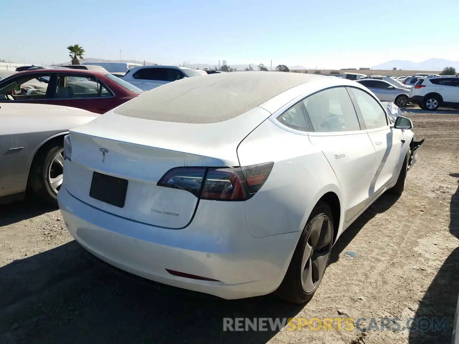 4 Photograph of a damaged car 5YJ3E1EB0LF720029 TESLA MODEL 3 2020