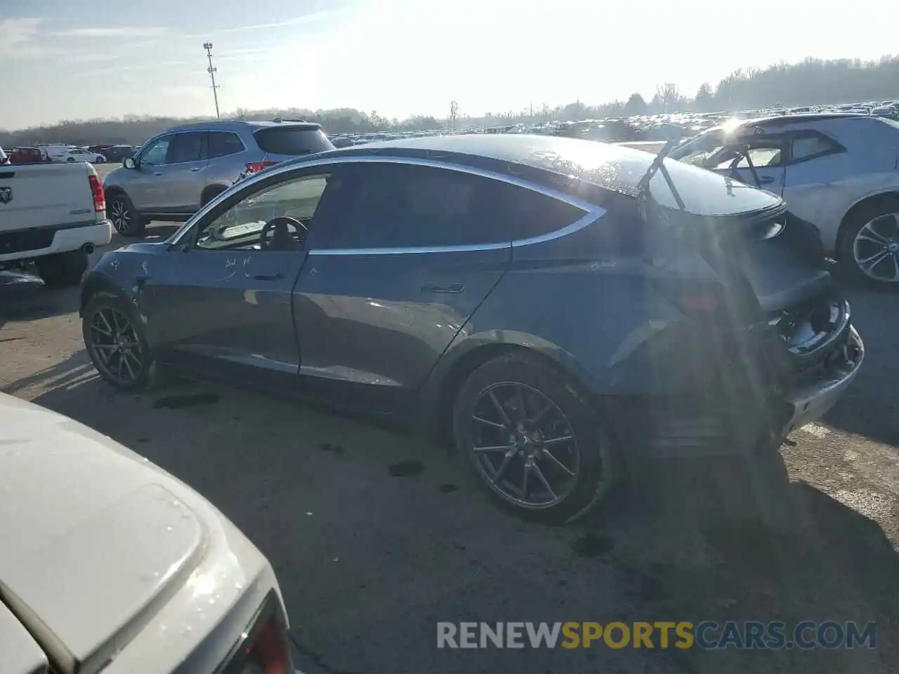 2 Photograph of a damaged car 5YJ3E1EB0LF774866 TESLA MODEL 3 2020