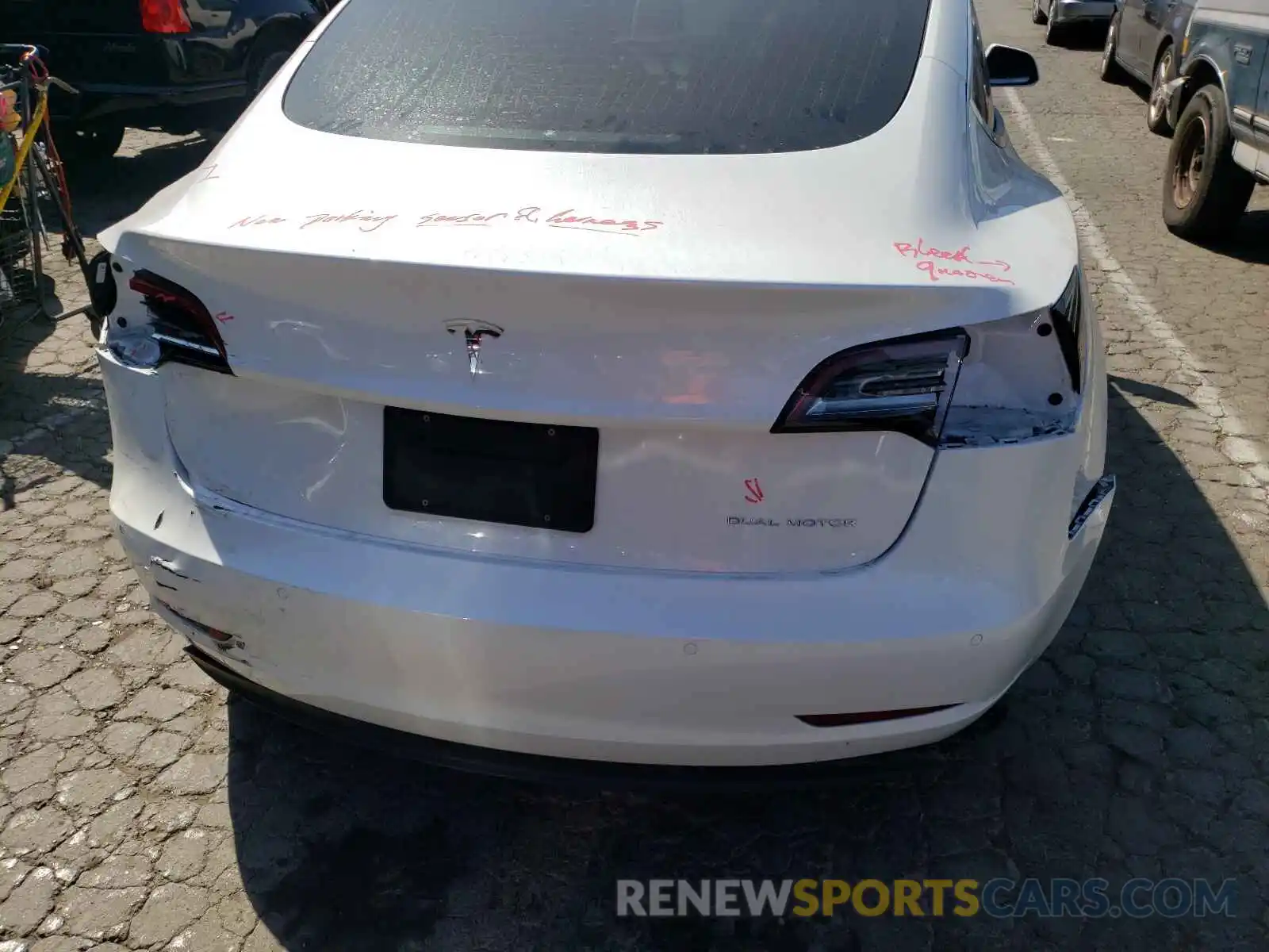 9 Photograph of a damaged car 5YJ3E1EB0LF774964 TESLA MODEL 3 2020