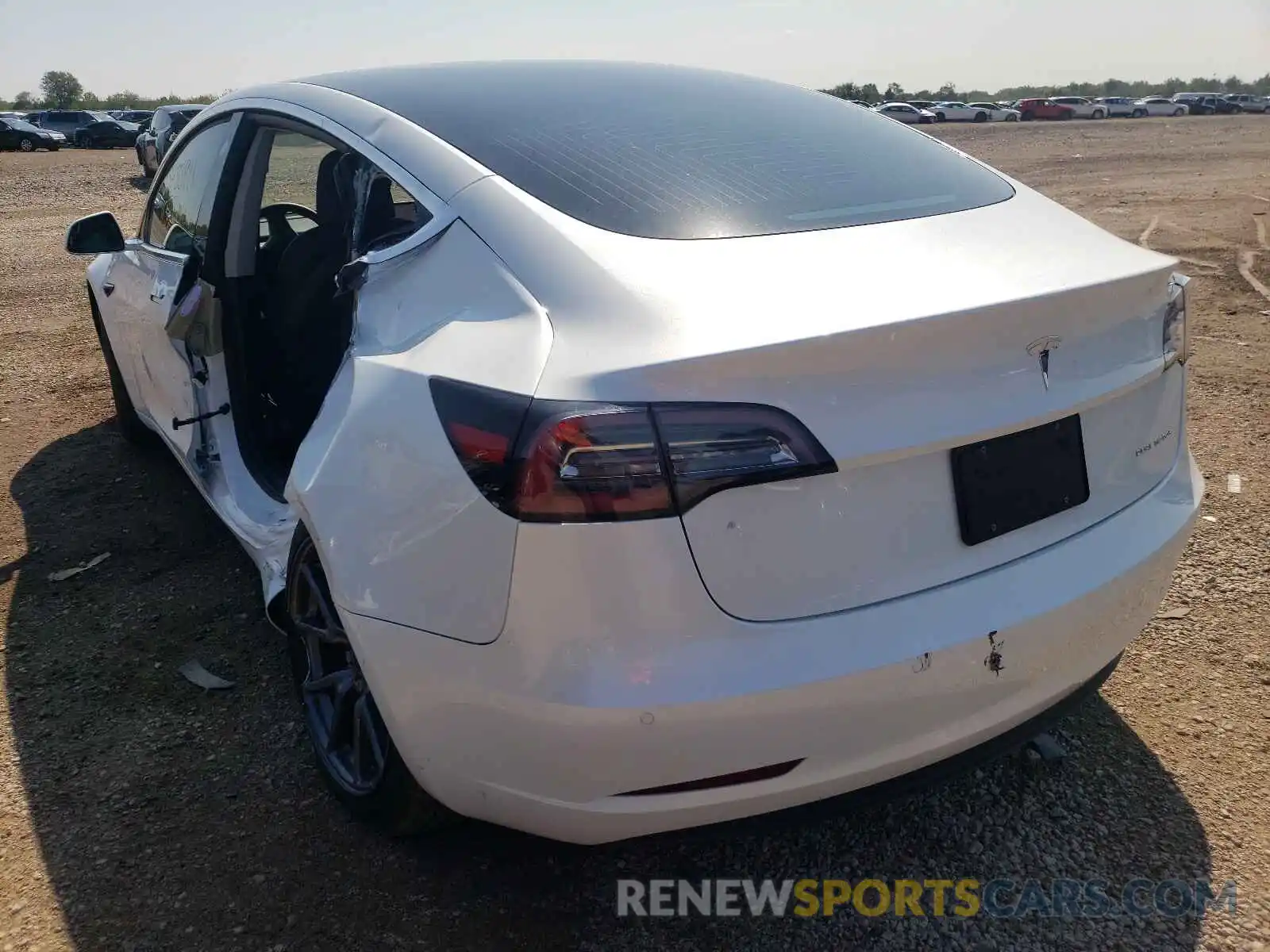 3 Photograph of a damaged car 5YJ3E1EB0LF787200 TESLA MODEL 3 2020