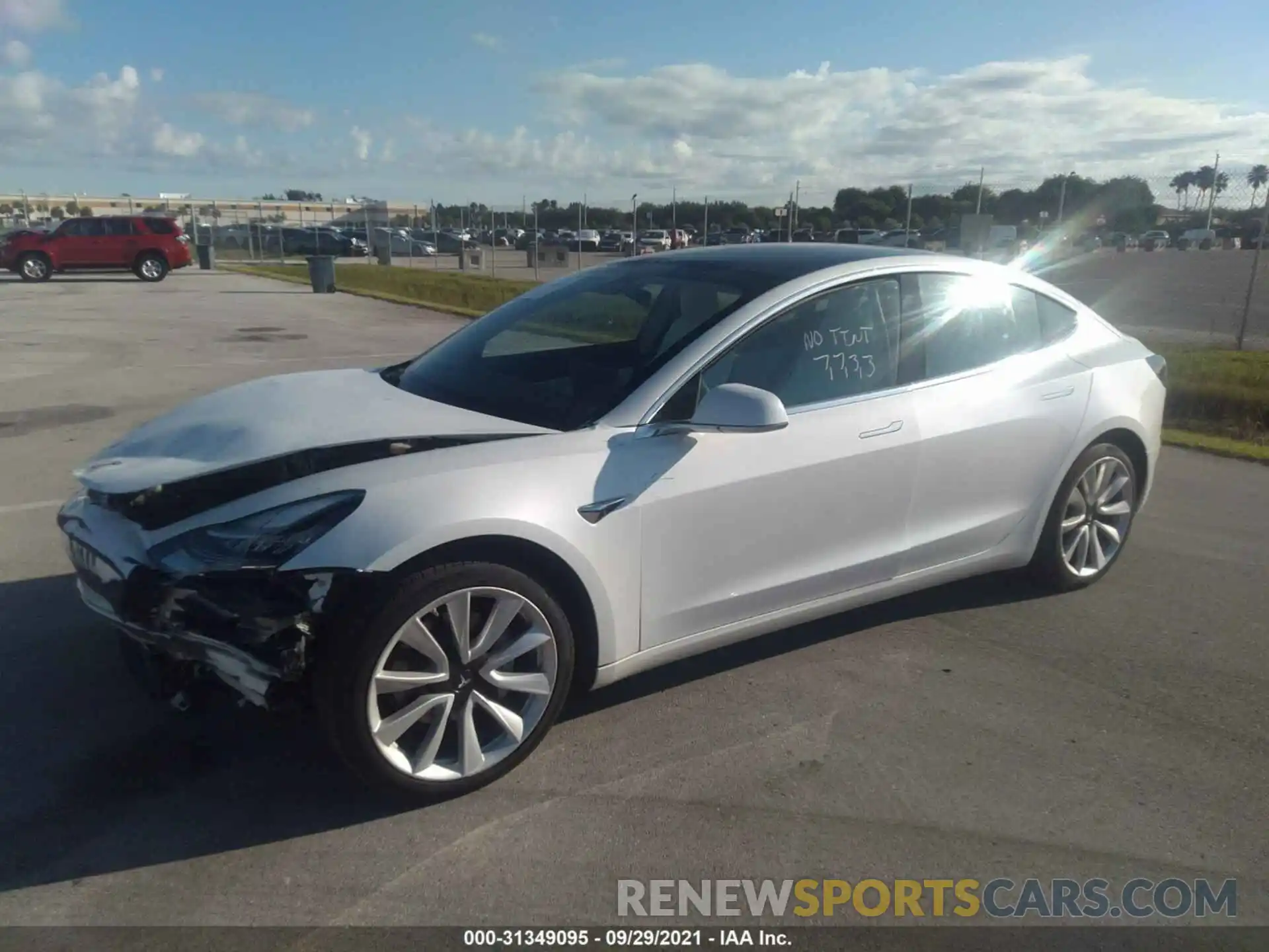 2 Photograph of a damaged car 5YJ3E1EB0LF788055 TESLA MODEL 3 2020