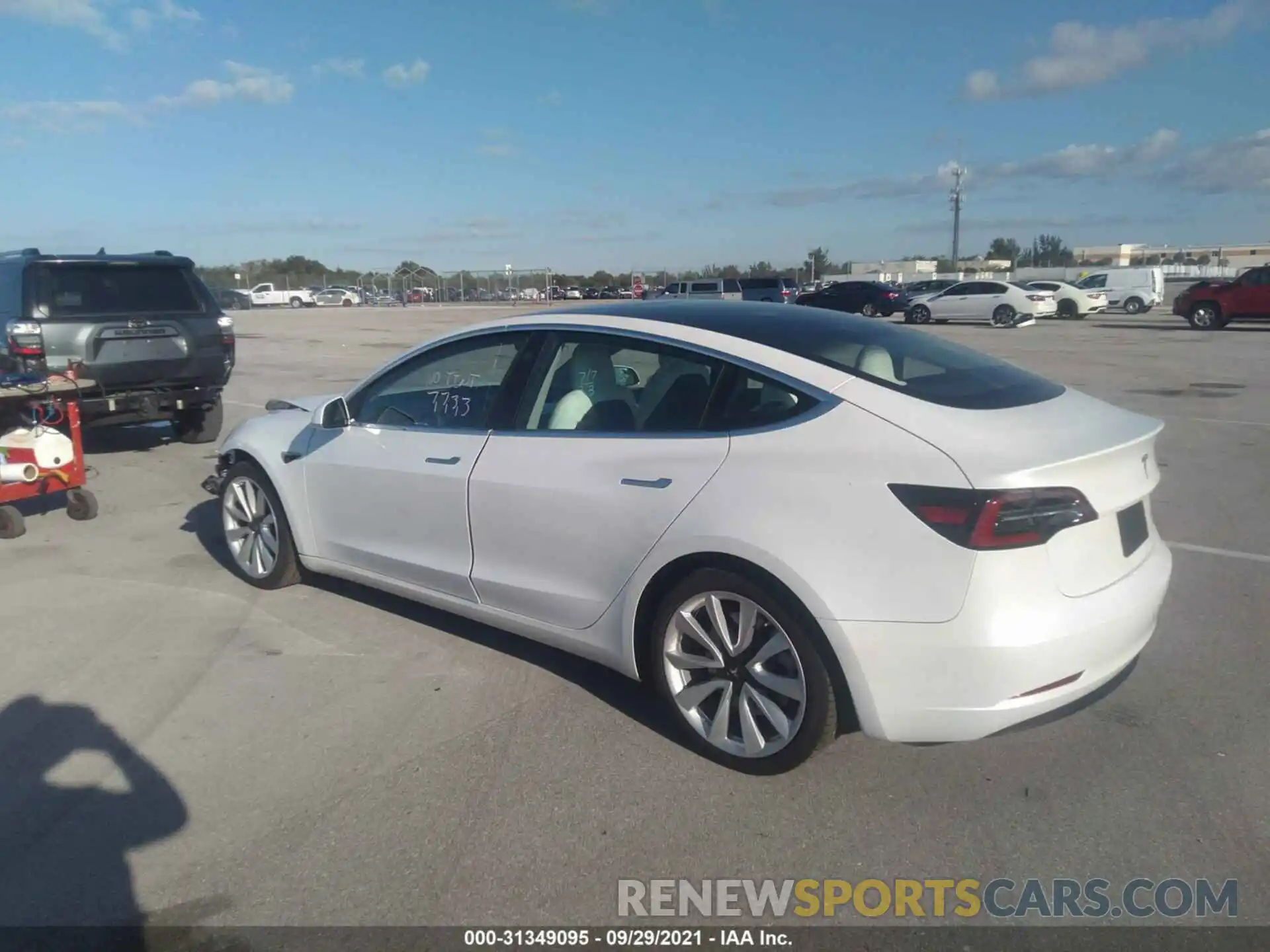 3 Photograph of a damaged car 5YJ3E1EB0LF788055 TESLA MODEL 3 2020