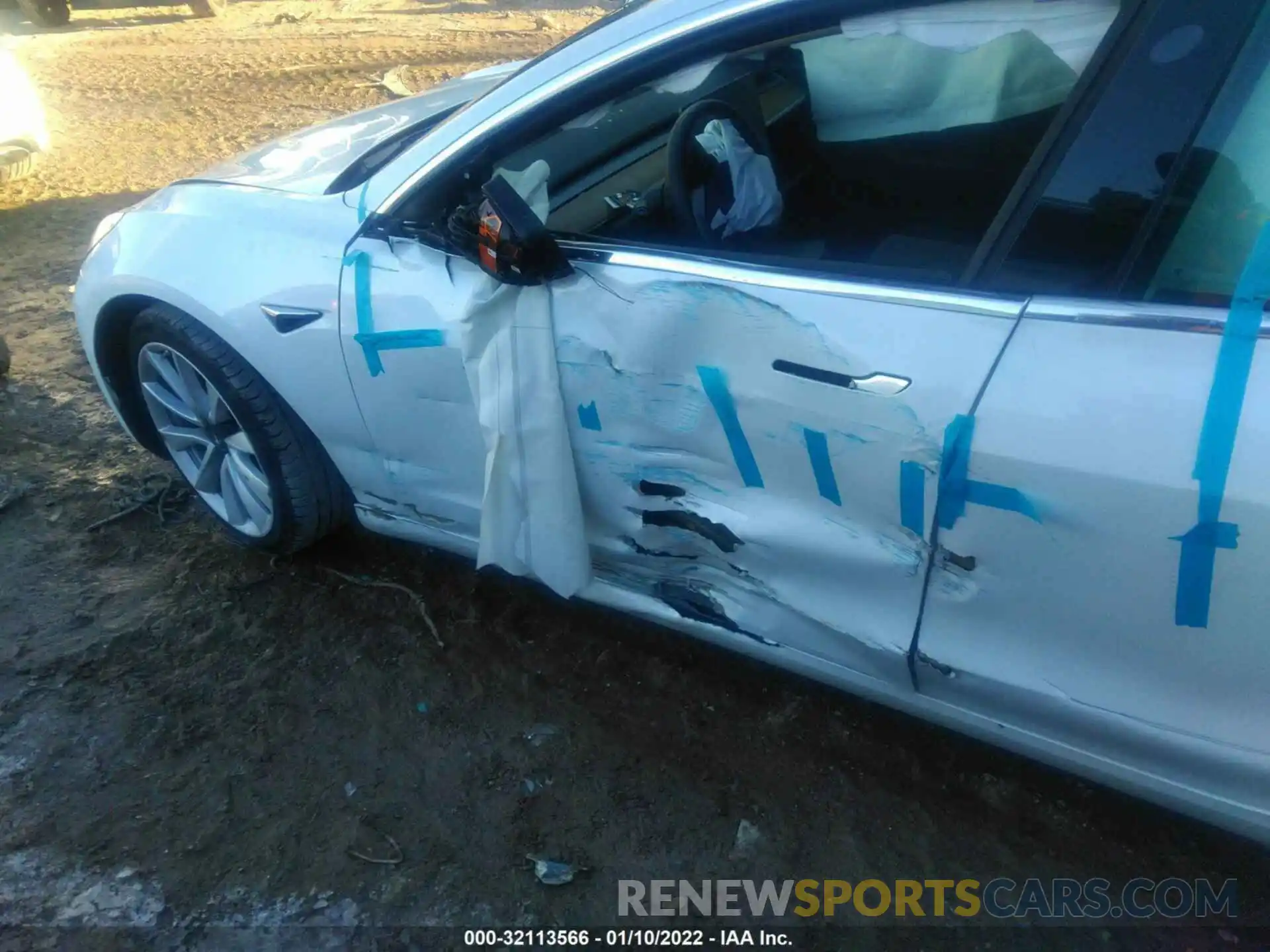 6 Photograph of a damaged car 5YJ3E1EB0LF791120 TESLA MODEL 3 2020