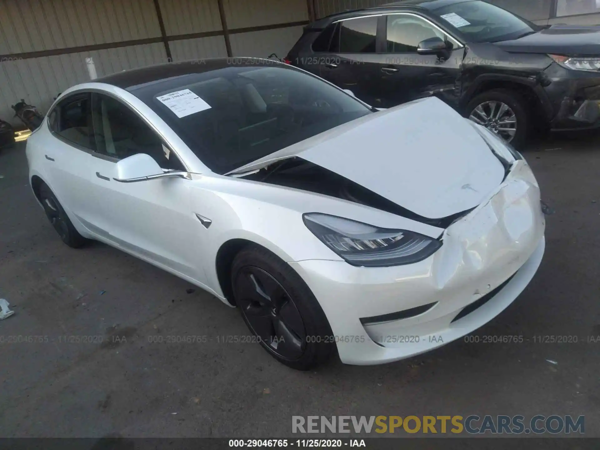 1 Фотография поврежденного автомобиля 5YJ3E1EB0LF795250 TESLA MODEL 3 2020