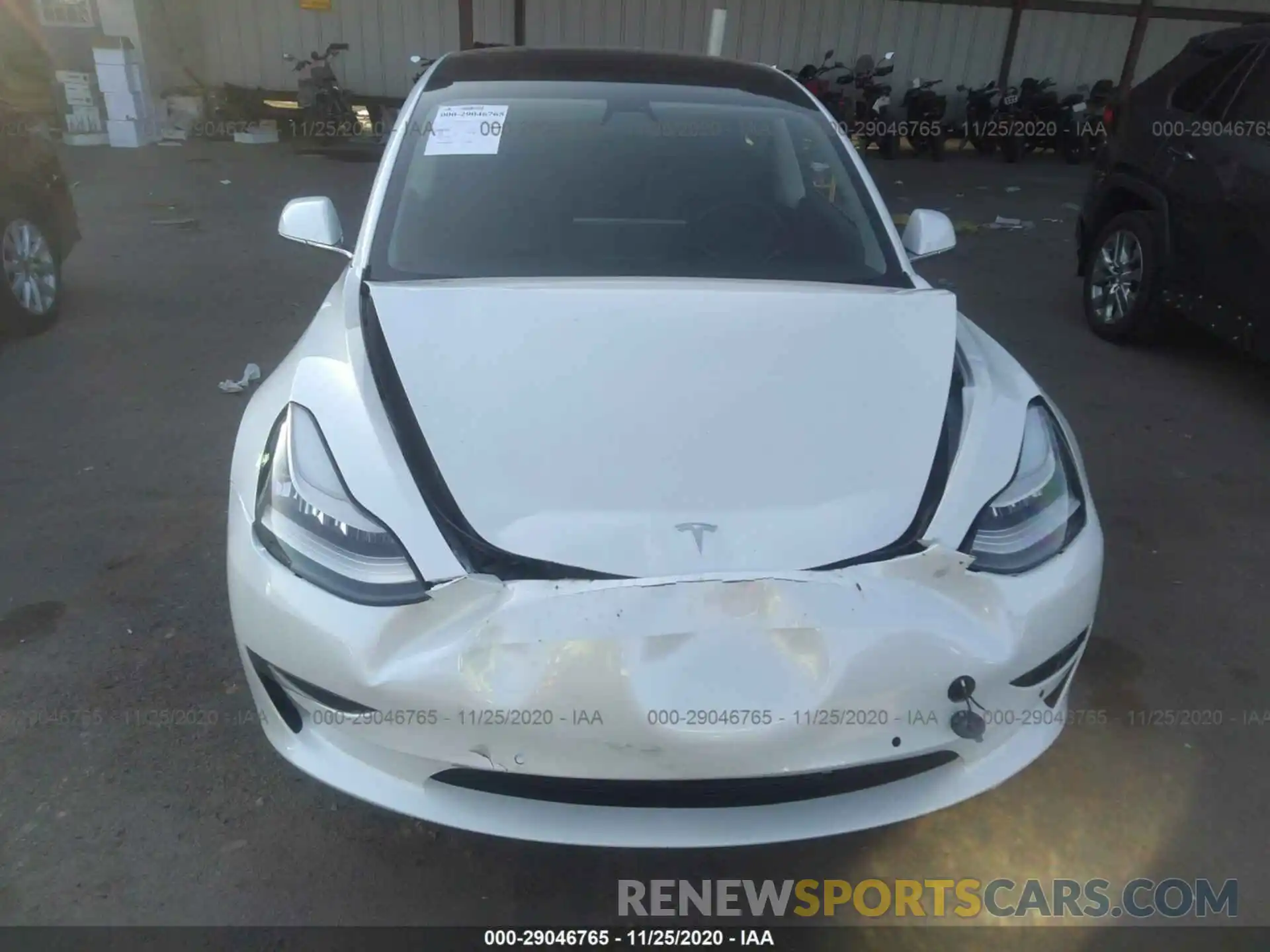 6 Photograph of a damaged car 5YJ3E1EB0LF795250 TESLA MODEL 3 2020