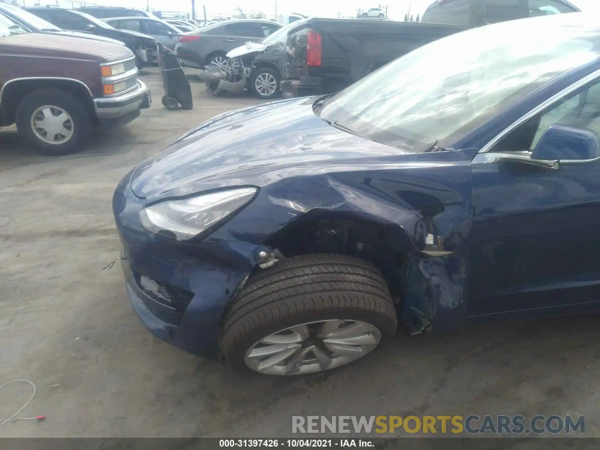 6 Photograph of a damaged car 5YJ3E1EB0LF801936 TESLA MODEL 3 2020