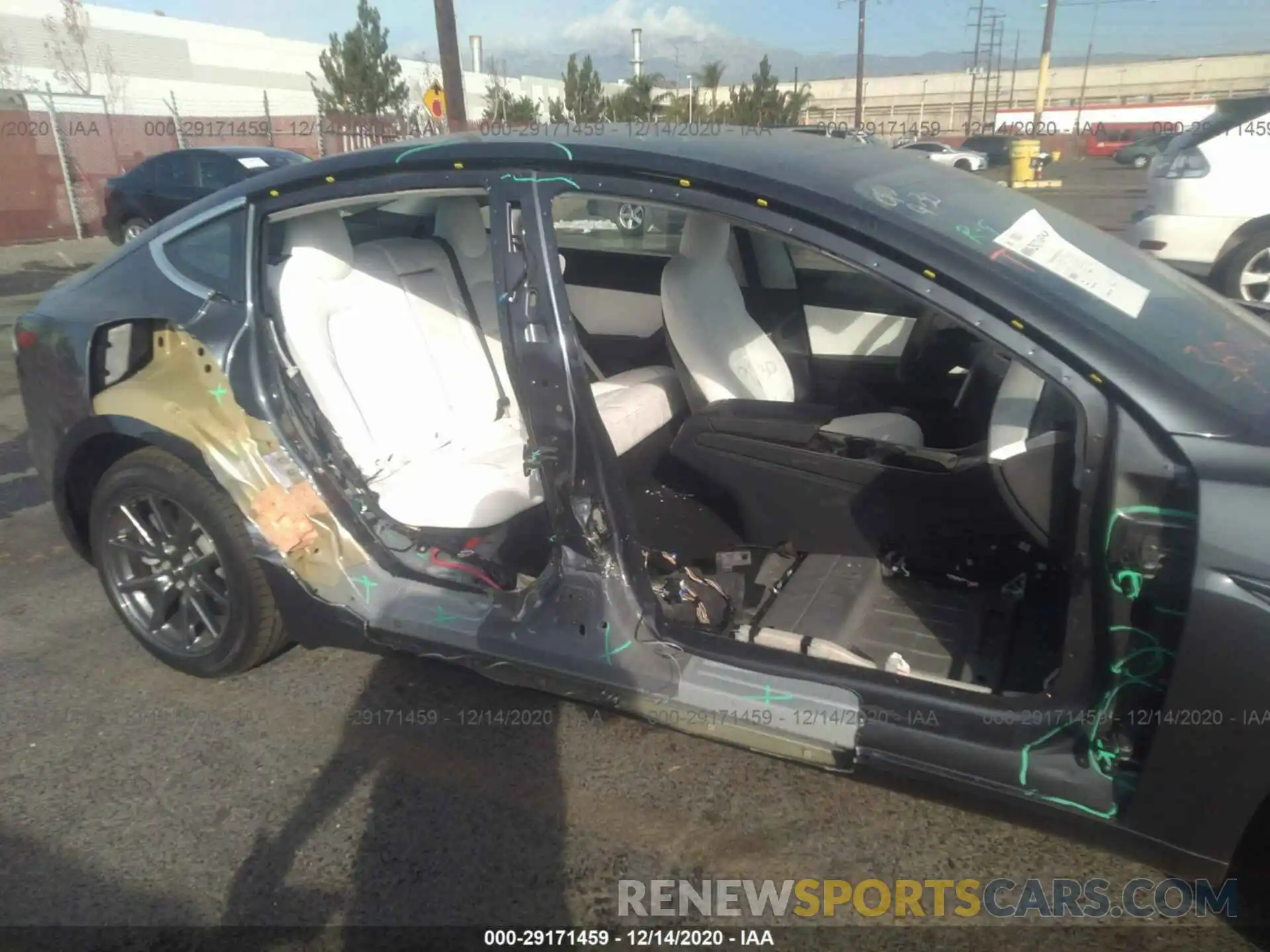 6 Photograph of a damaged car 5YJ3E1EB0LF806652 TESLA MODEL 3 2020