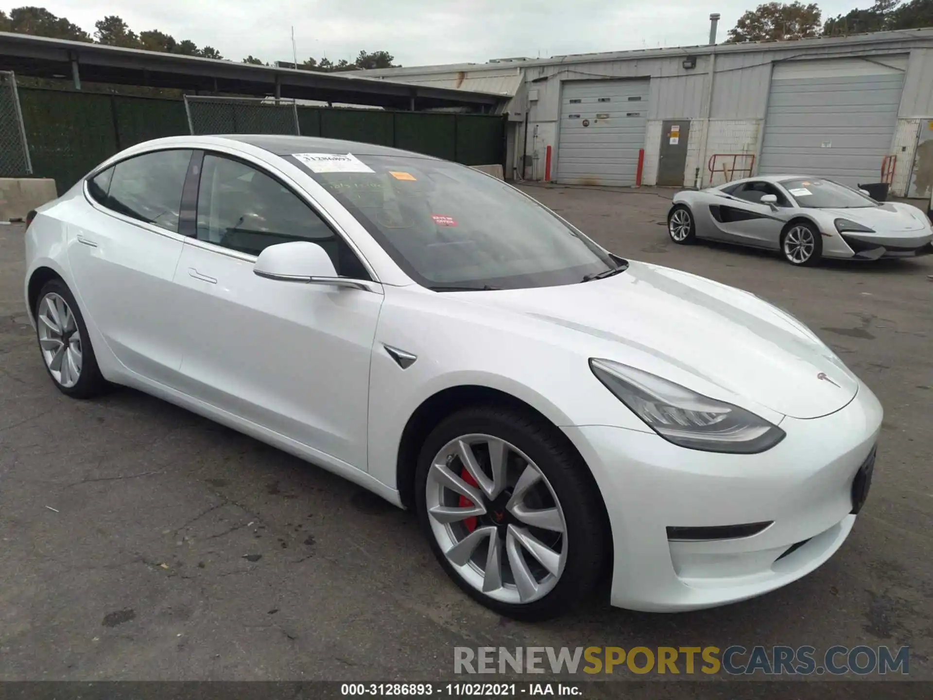 1 Photograph of a damaged car 5YJ3E1EB1LF512175 TESLA MODEL 3 2020