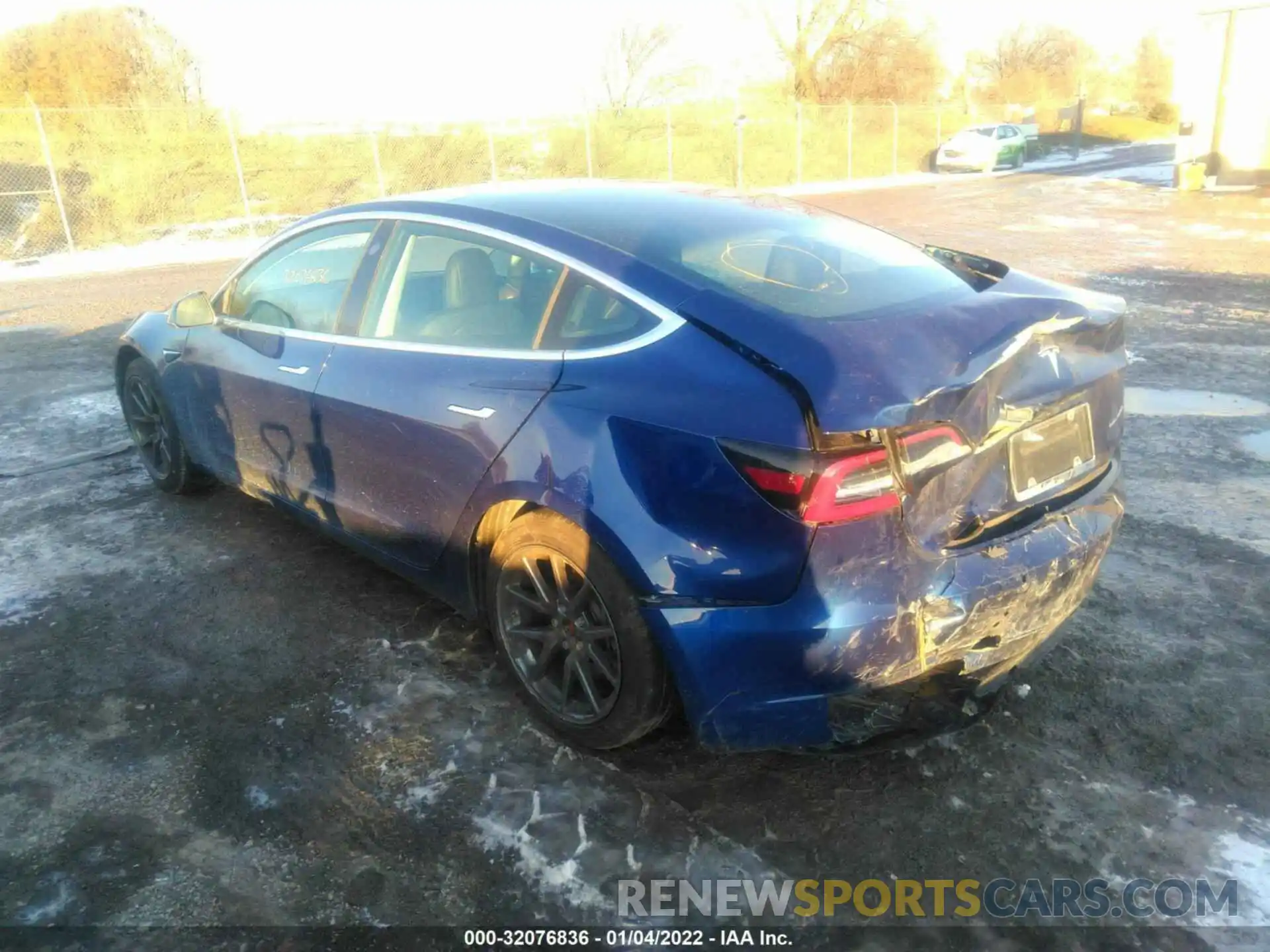 3 Photograph of a damaged car 5YJ3E1EB1LF617167 TESLA MODEL 3 2020