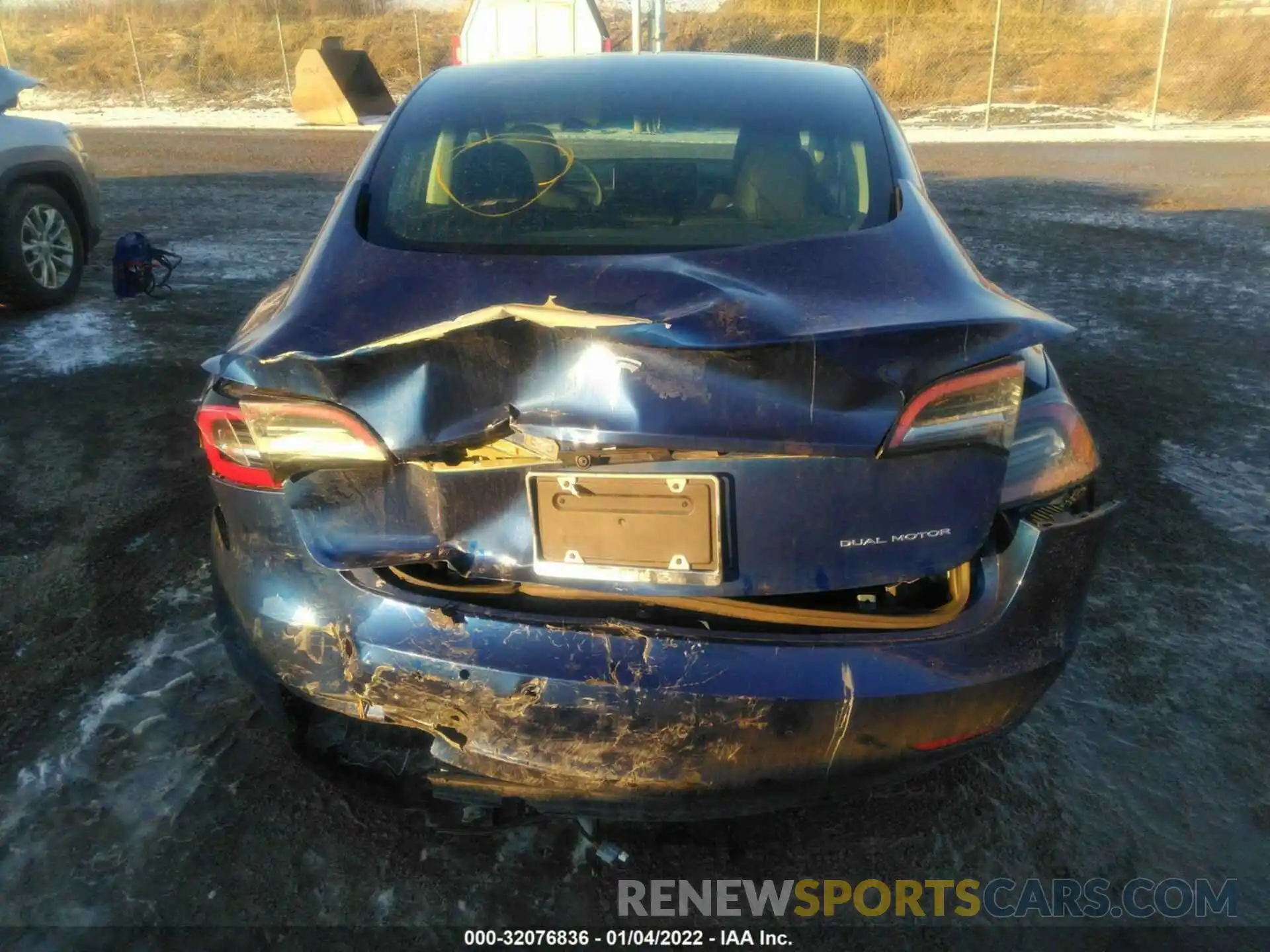 6 Photograph of a damaged car 5YJ3E1EB1LF617167 TESLA MODEL 3 2020