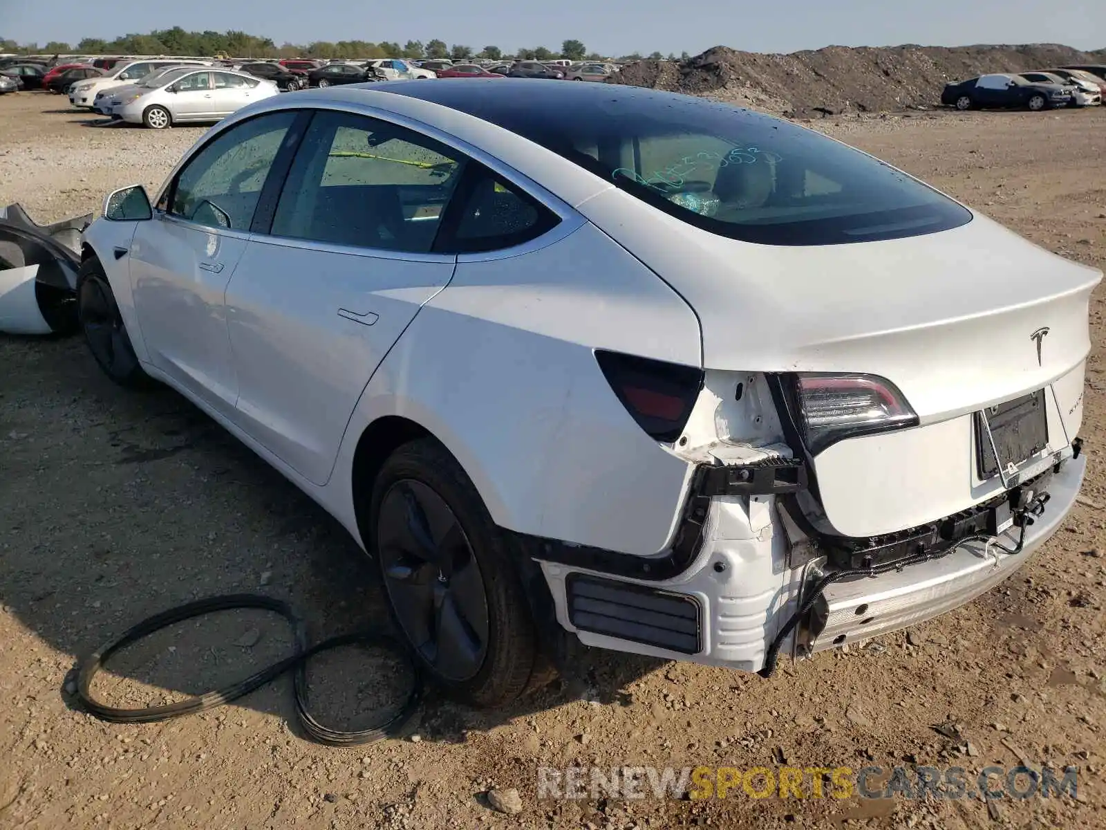 3 Photograph of a damaged car 5YJ3E1EB1LF618612 TESLA MODEL 3 2020