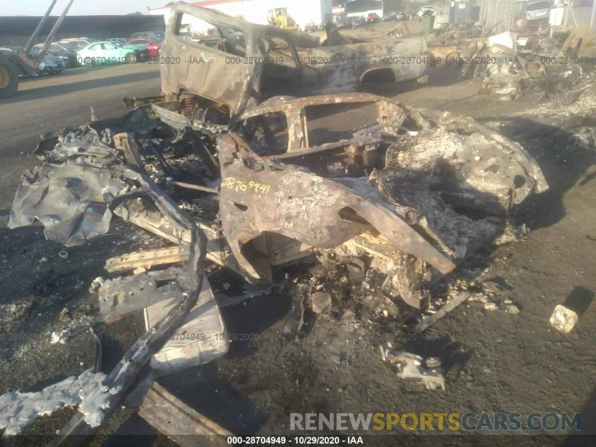 3 Photograph of a damaged car 5YJ3E1EB1LF619579 TESLA MODEL 3 2020