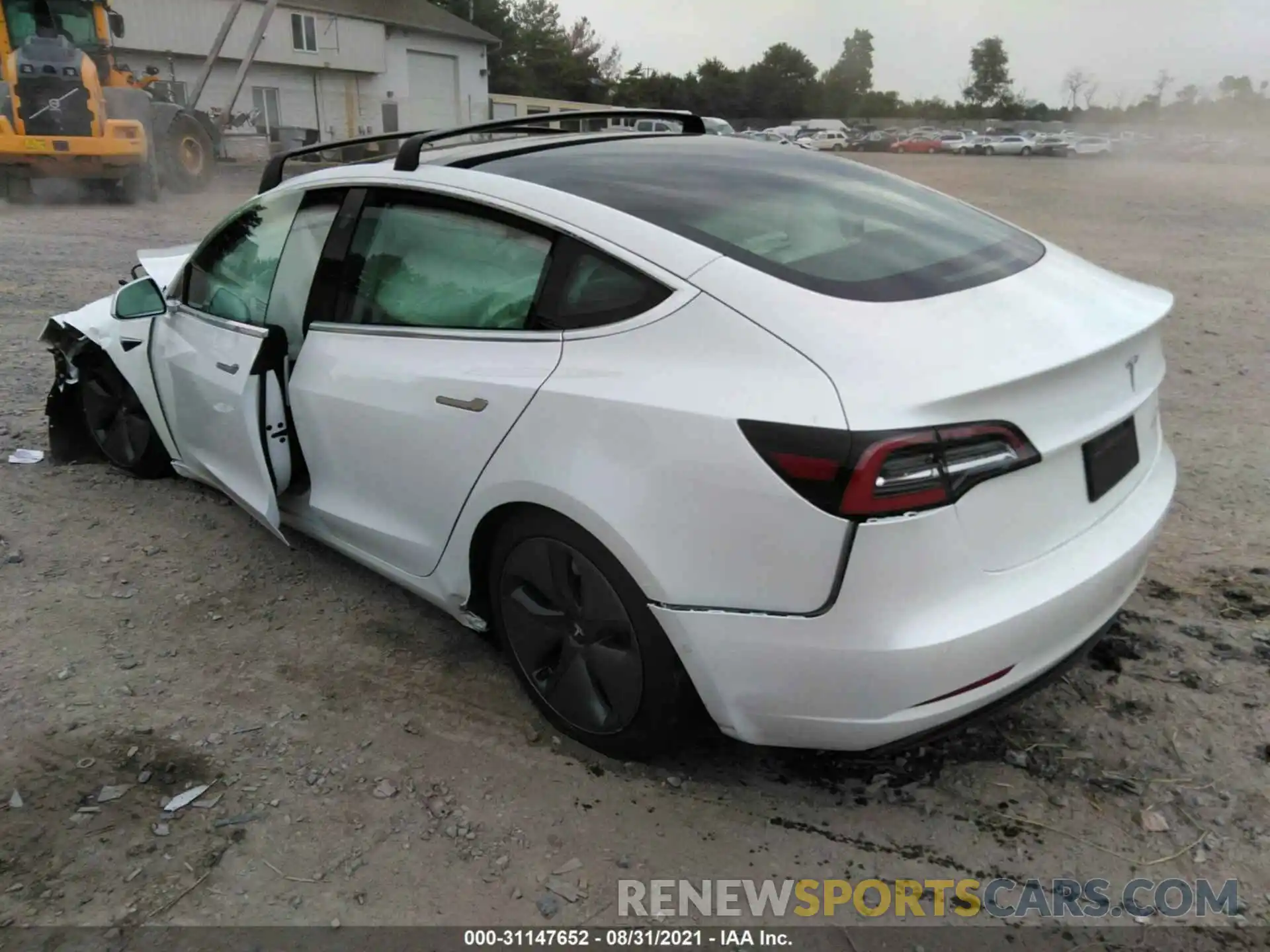 3 Photograph of a damaged car 5YJ3E1EB1LF622059 TESLA MODEL 3 2020