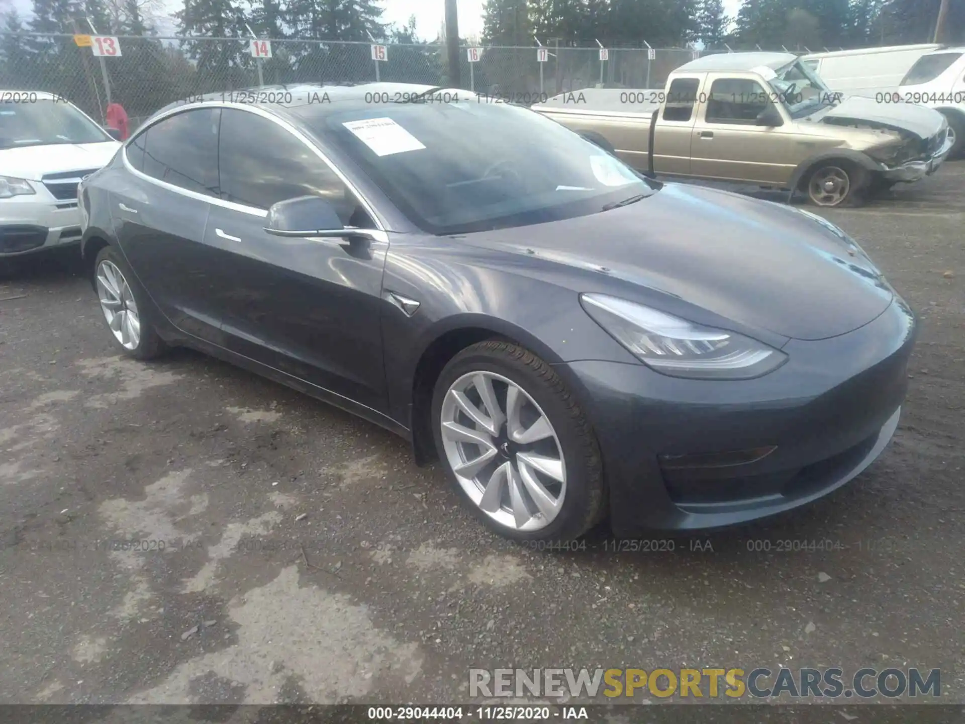 1 Фотография поврежденного автомобиля 5YJ3E1EB1LF628251 TESLA MODEL 3 2020