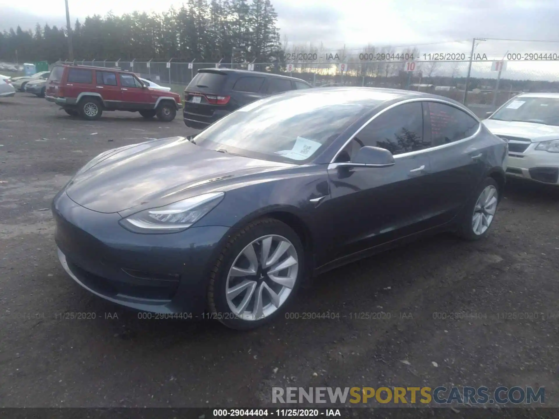 2 Фотография поврежденного автомобиля 5YJ3E1EB1LF628251 TESLA MODEL 3 2020