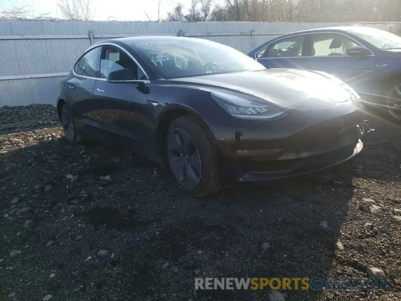 1 Photograph of a damaged car 5YJ3E1EB1LF635135 TESLA MODEL 3 2020