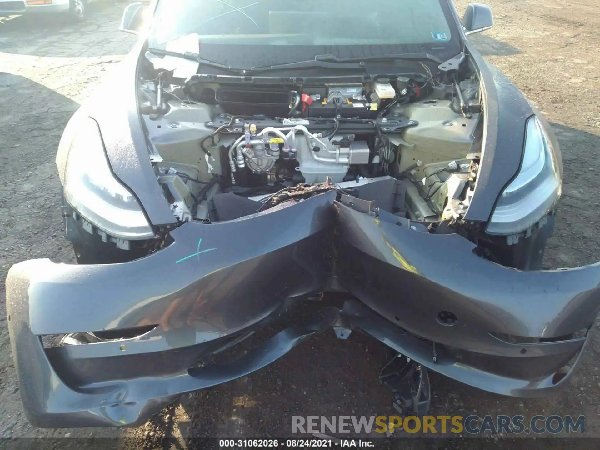 6 Photograph of a damaged car 5YJ3E1EB1LF635751 TESLA MODEL 3 2020