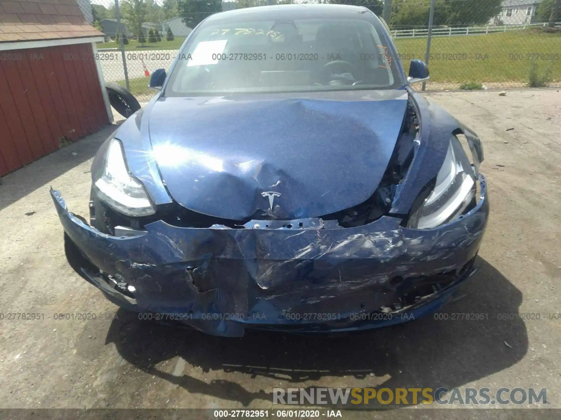 6 Photograph of a damaged car 5YJ3E1EB1LF636513 TESLA MODEL 3 2020