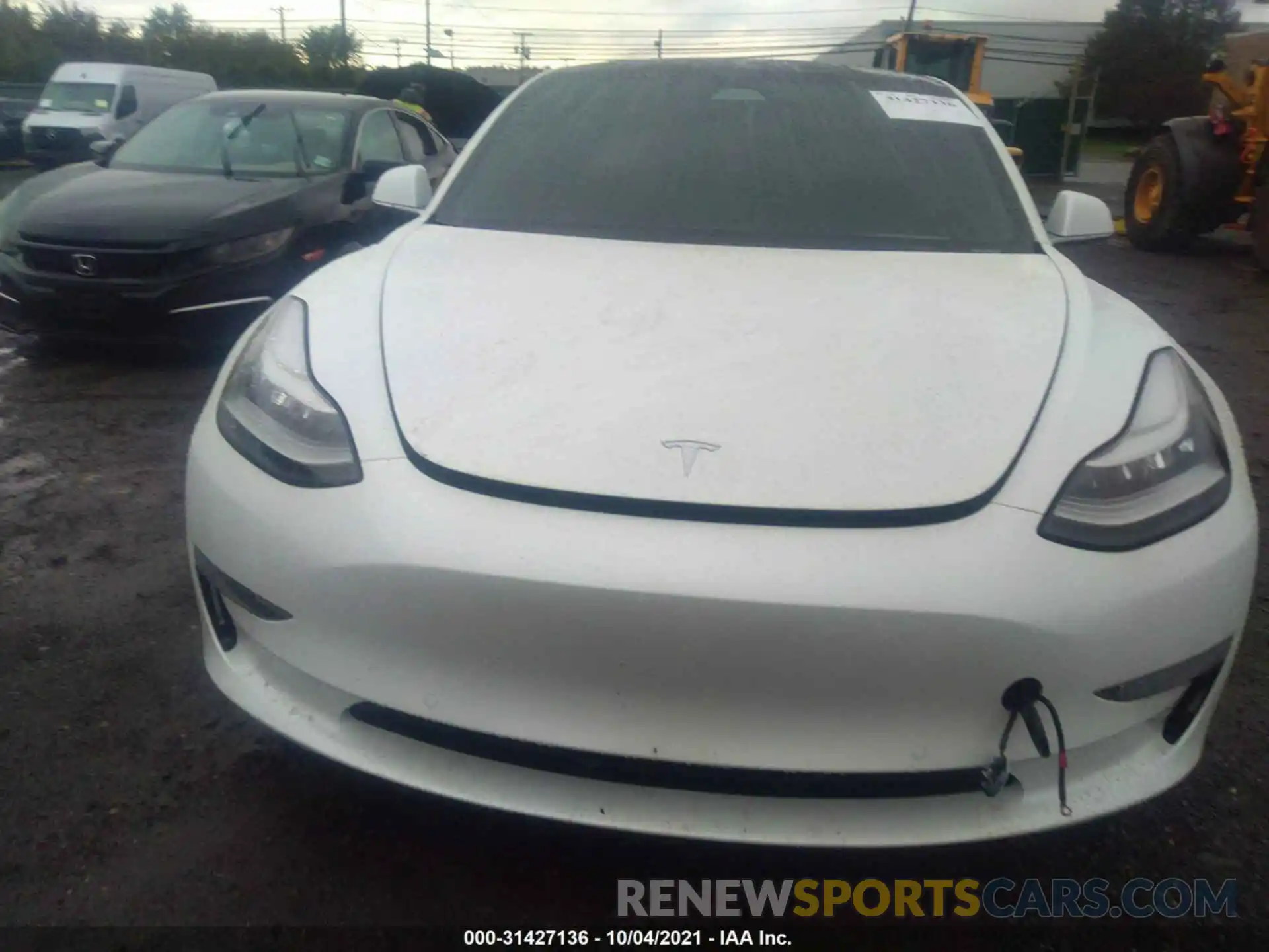 6 Photograph of a damaged car 5YJ3E1EB1LF637323 TESLA MODEL 3 2020