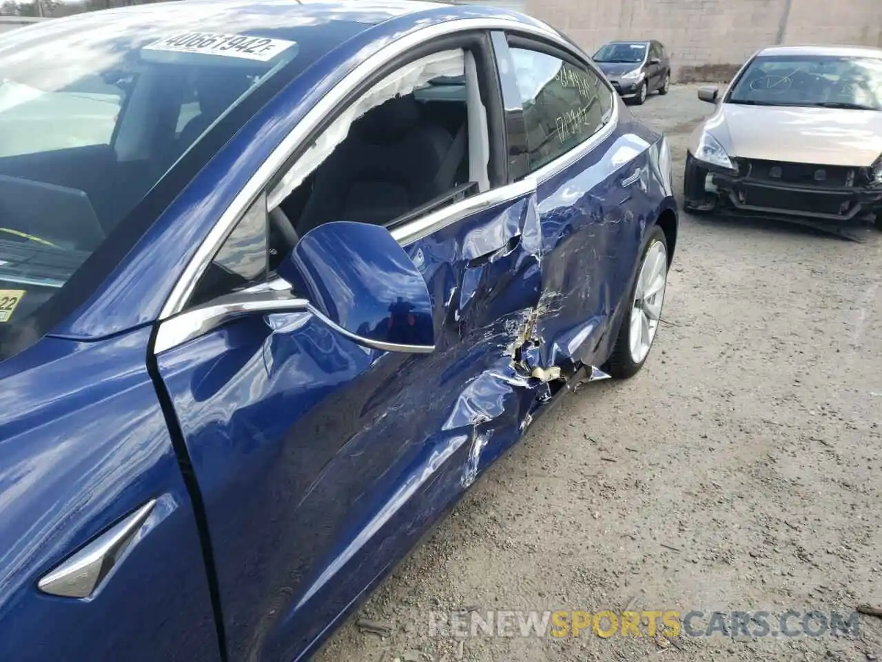 9 Photograph of a damaged car 5YJ3E1EB1LF638357 TESLA MODEL 3 2020