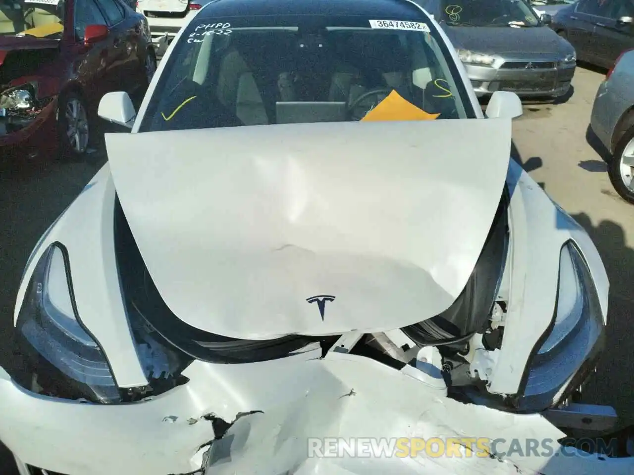 7 Photograph of a damaged car 5YJ3E1EB1LF638438 TESLA MODEL 3 2020