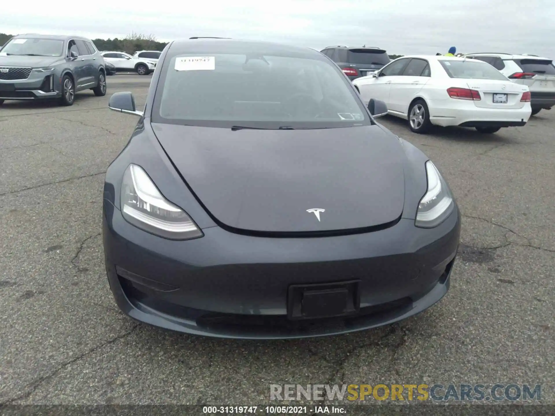 6 Photograph of a damaged car 5YJ3E1EB1LF647916 TESLA MODEL 3 2020