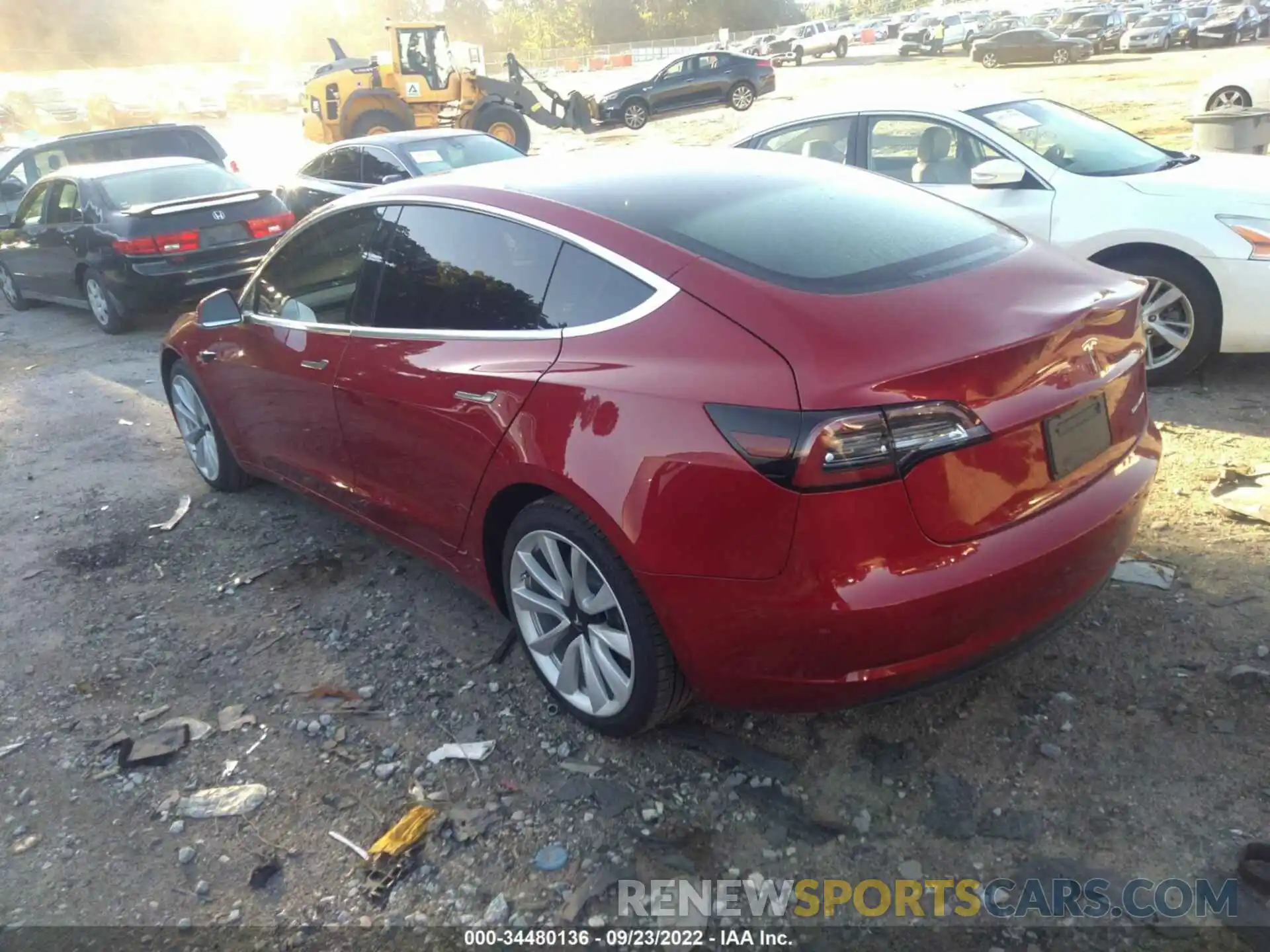 3 Photograph of a damaged car 5YJ3E1EB1LF651030 TESLA MODEL 3 2020