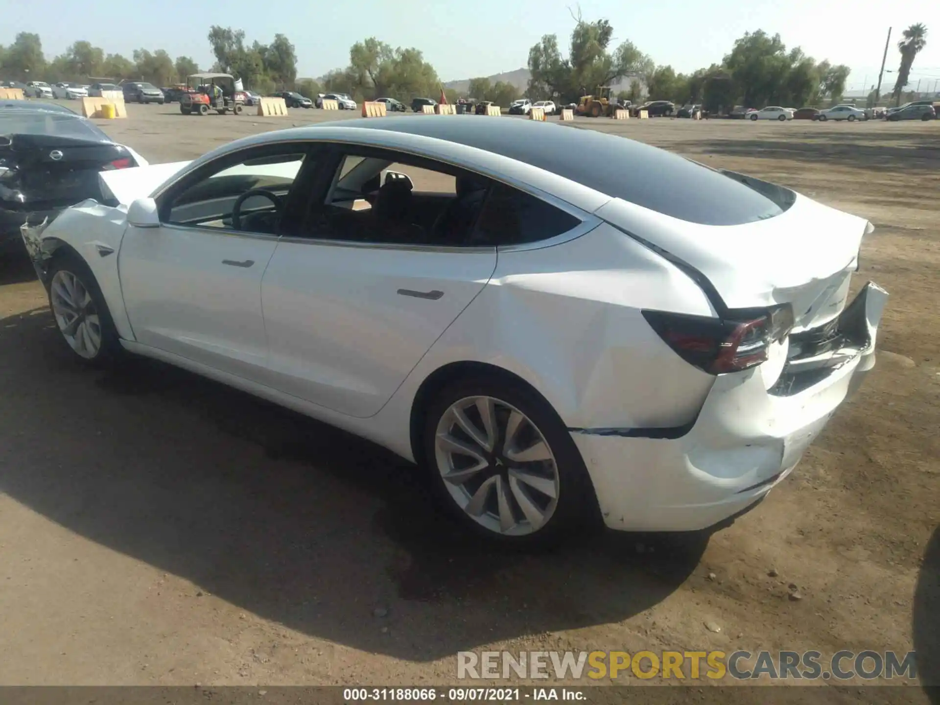 3 Photograph of a damaged car 5YJ3E1EB1LF651206 TESLA MODEL 3 2020