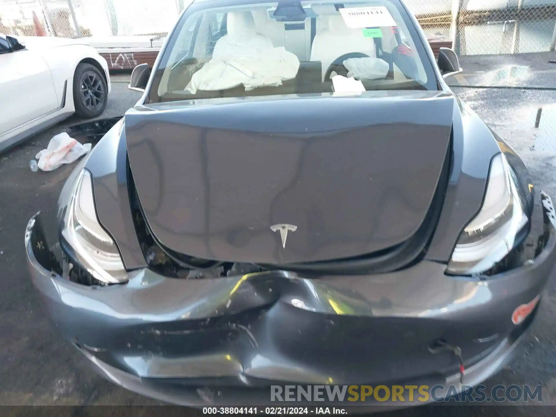 12 Photograph of a damaged car 5YJ3E1EB1LF651335 TESLA MODEL 3 2020