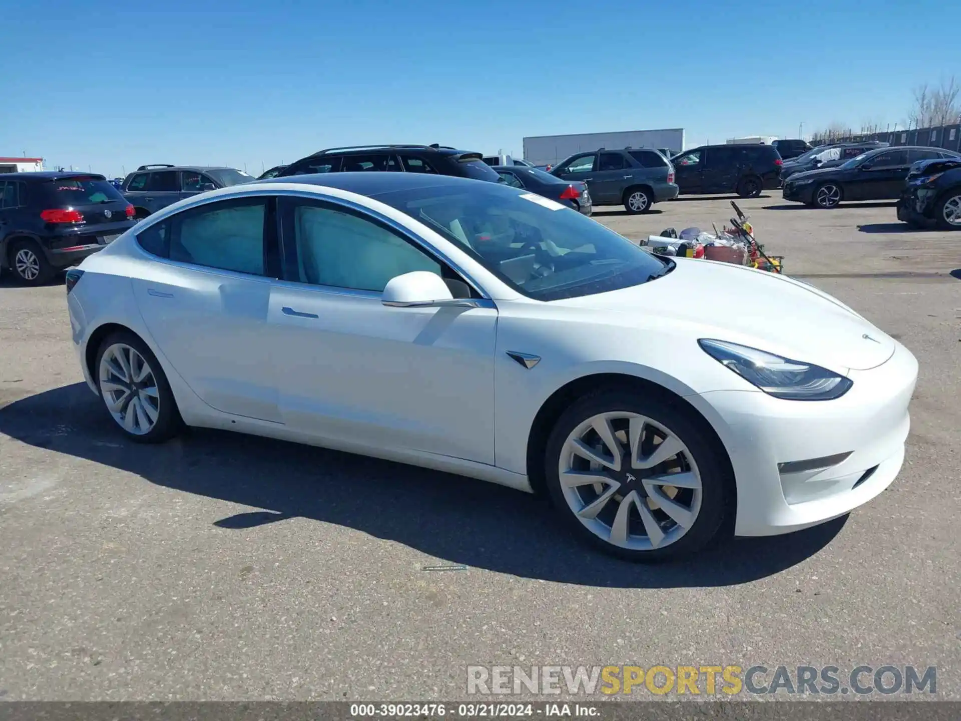 13 Photograph of a damaged car 5YJ3E1EB1LF667714 TESLA MODEL 3 2020