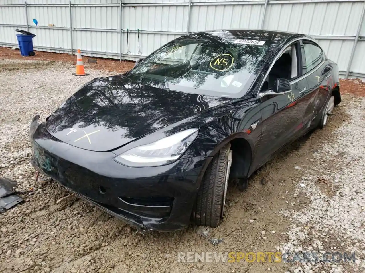 2 Фотография поврежденного автомобиля 5YJ3E1EB1LF711761 TESLA MODEL 3 2020