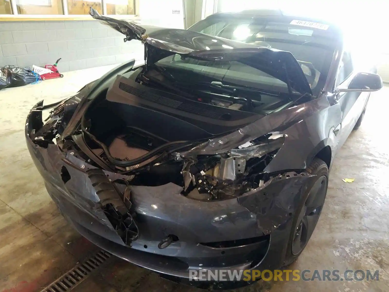 9 Photograph of a damaged car 5YJ3E1EB1LF717429 TESLA MODEL 3 2020