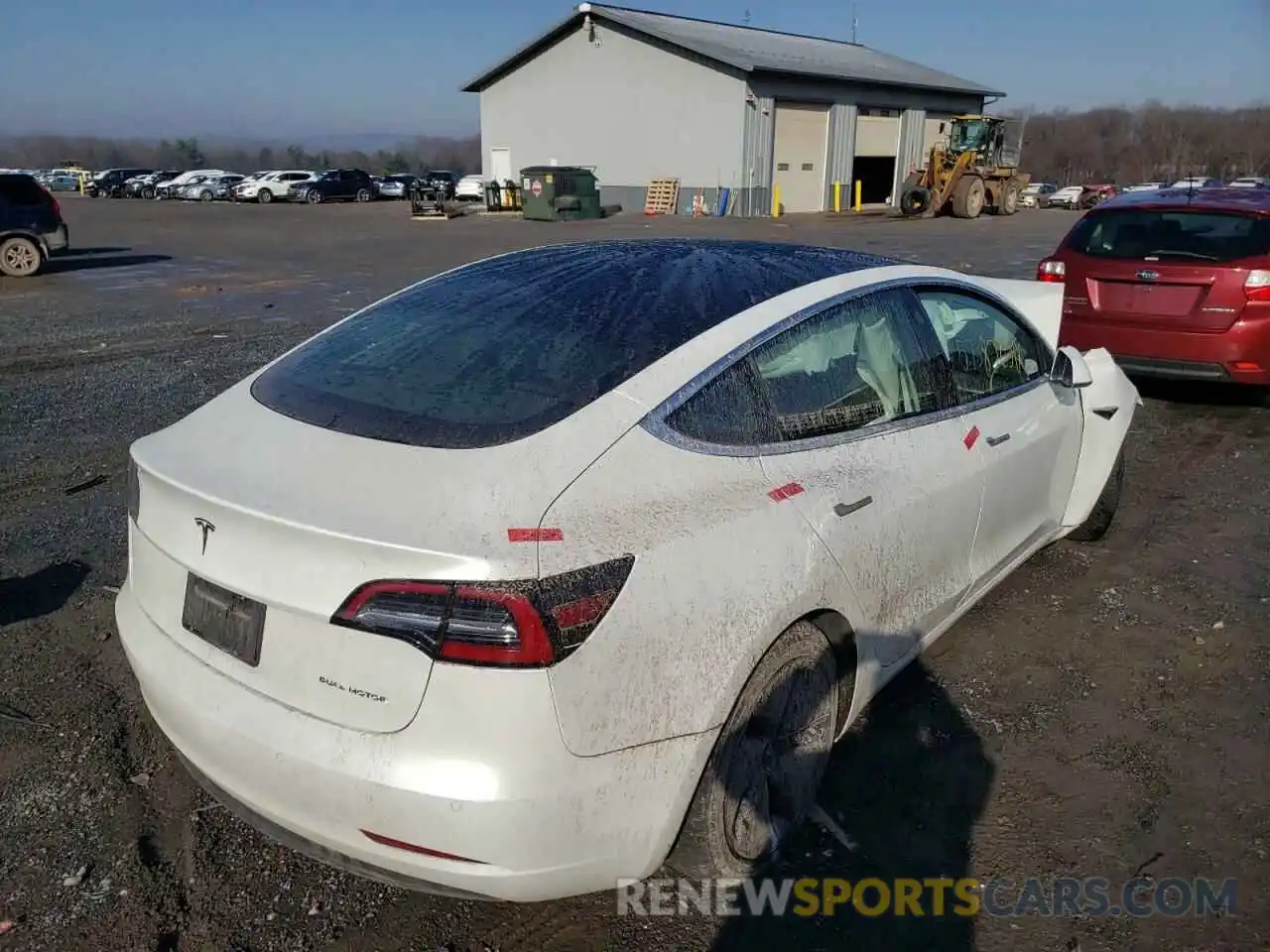 4 Photograph of a damaged car 5YJ3E1EB1LF735364 TESLA MODEL 3 2020