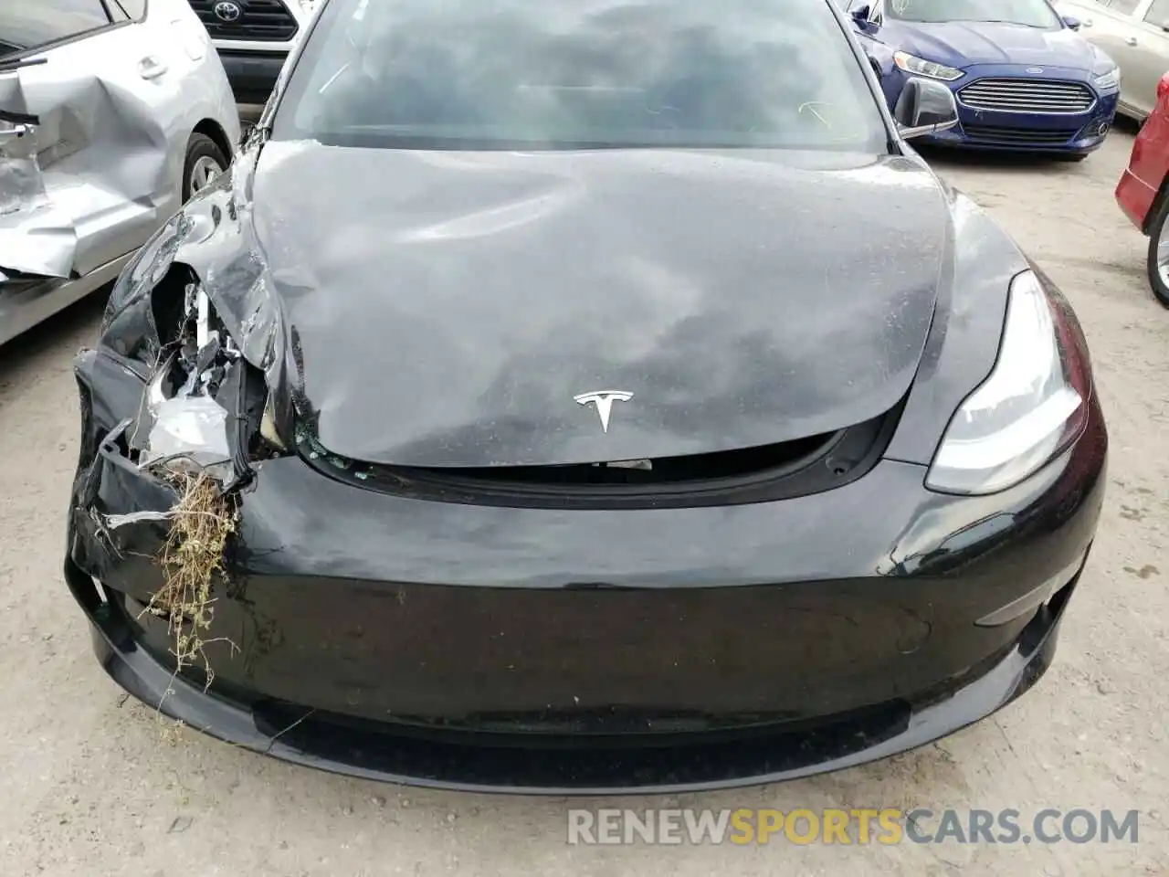 7 Photograph of a damaged car 5YJ3E1EB1LF783009 TESLA MODEL 3 2020