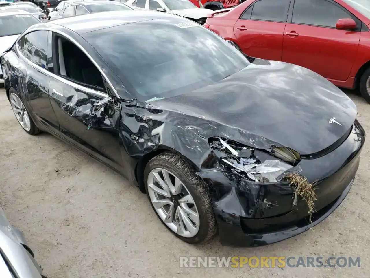 9 Photograph of a damaged car 5YJ3E1EB1LF783009 TESLA MODEL 3 2020