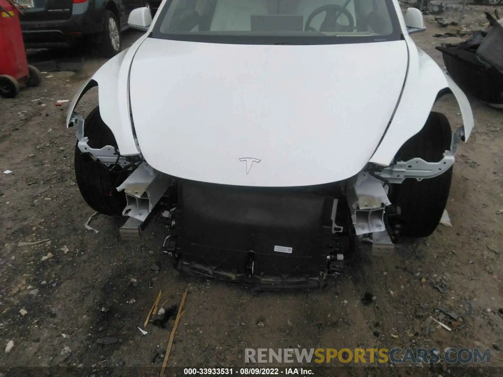 6 Photograph of a damaged car 5YJ3E1EB1LF787853 TESLA MODEL 3 2020