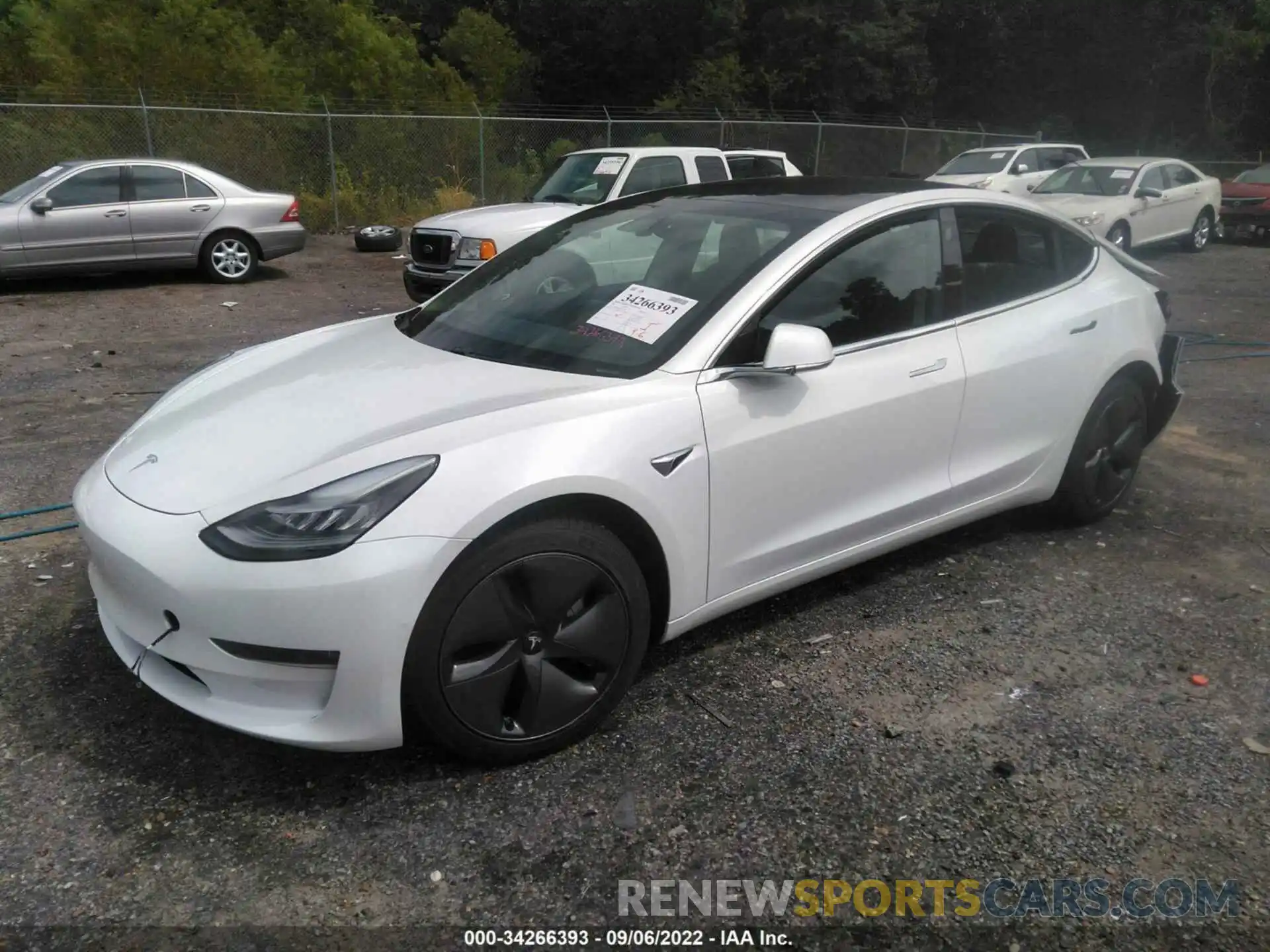 2 Photograph of a damaged car 5YJ3E1EB1LF790798 TESLA MODEL 3 2020