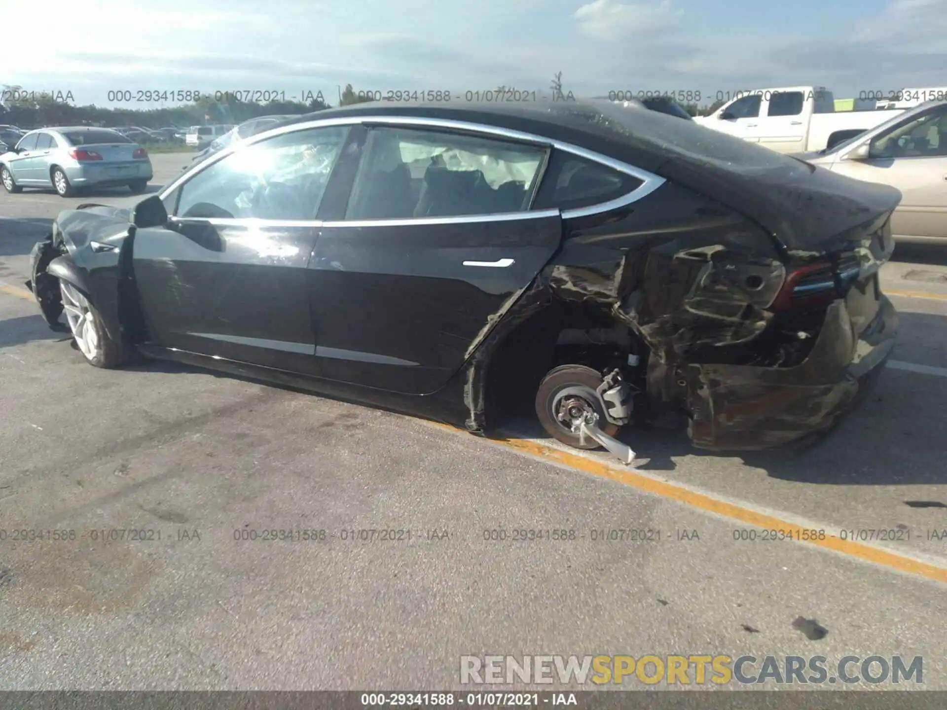 3 Photograph of a damaged car 5YJ3E1EB1LF790865 TESLA MODEL 3 2020