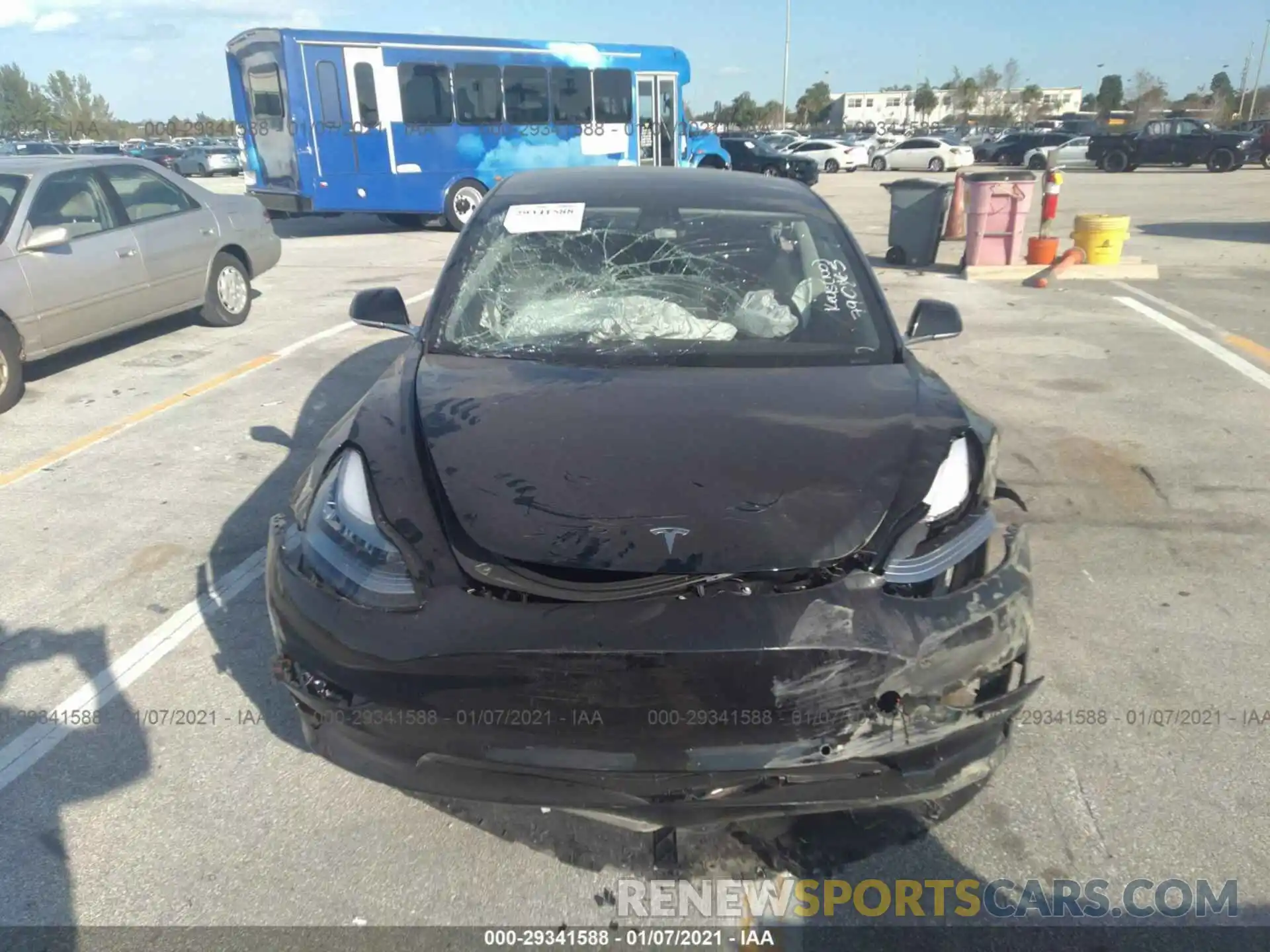 6 Photograph of a damaged car 5YJ3E1EB1LF790865 TESLA MODEL 3 2020