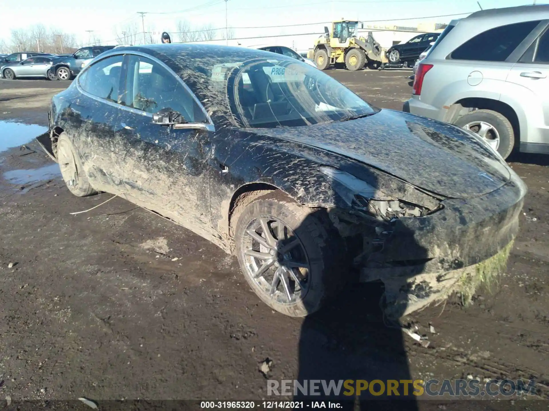 1 Photograph of a damaged car 5YJ3E1EB1LF794673 TESLA MODEL 3 2020